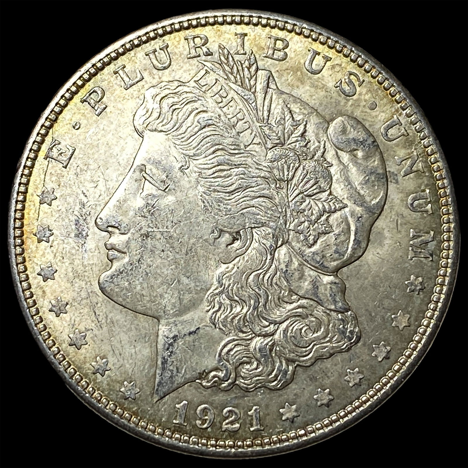 1921 Silver Morgan Dollar CLOSELY UNCIRCULATED: 1921 Silver Morgan Dollar CLOSELY UNCIRCULATED