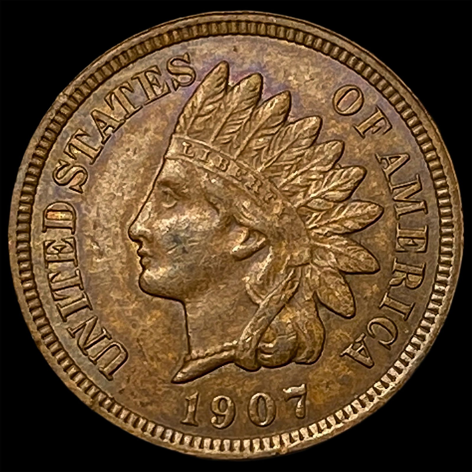 1907 Indian Head Cent UNCIRCULATED (1 of 2)