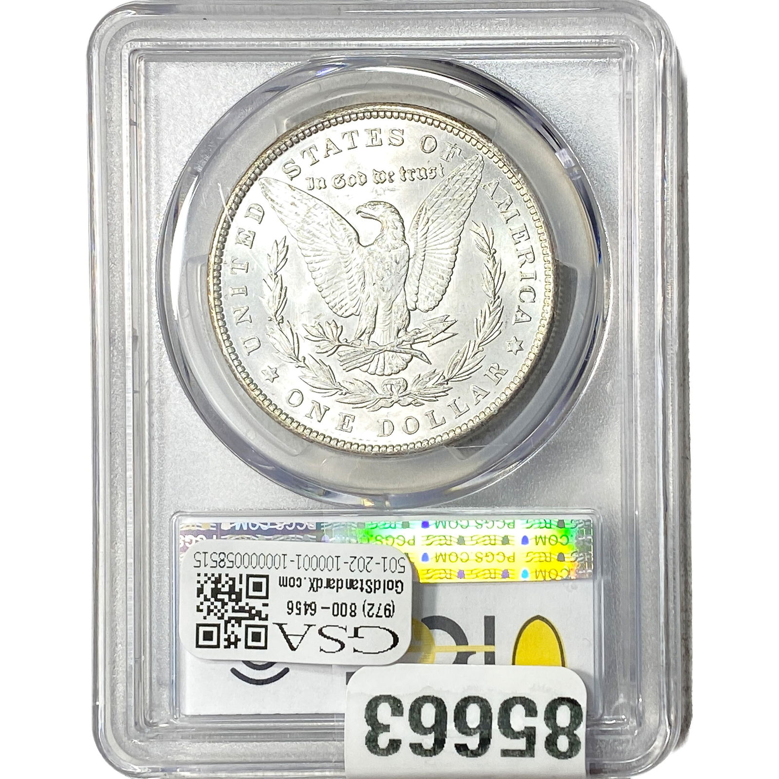 1900 Morgan Silver Dollar PCGS MS63 - 2