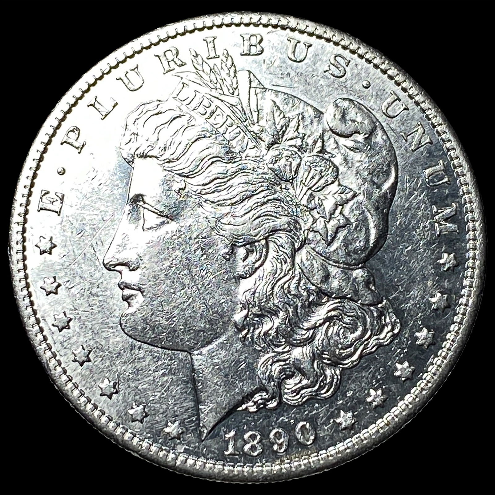 1890 Morgan Silver Dollar UNCIRCULATED: 1890 Morgan Silver Dollar UNCIRCULATED