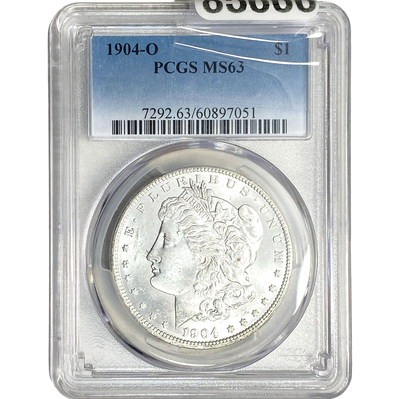 1904-O Morgan Silver Dollar PCGS MS63: 1904-O Morgan Silver Dollar PCGS MS63