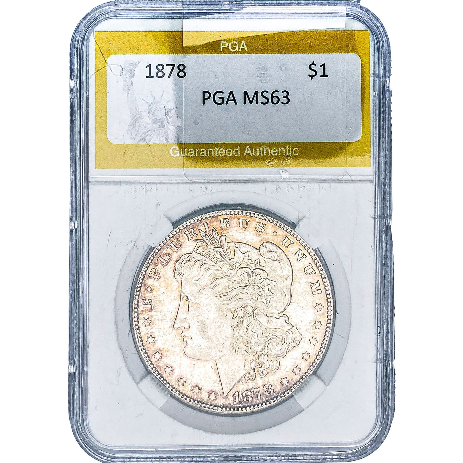 1878 Morgan Silver Dollar PGA MS63 (1 of 2)