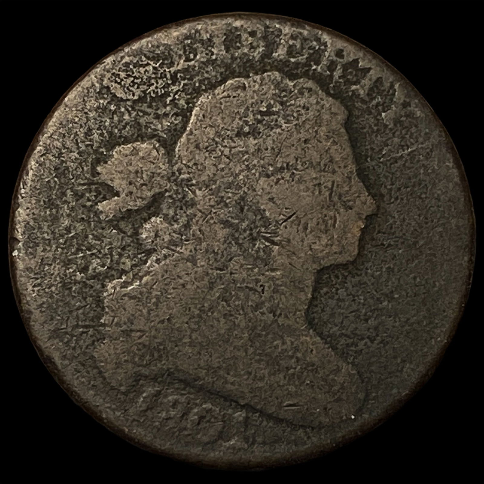 1798 Draped Bust Large Cent NICELY CIRCULATED: 1798 Draped Bust Large Cent NICELY CIRCULATED