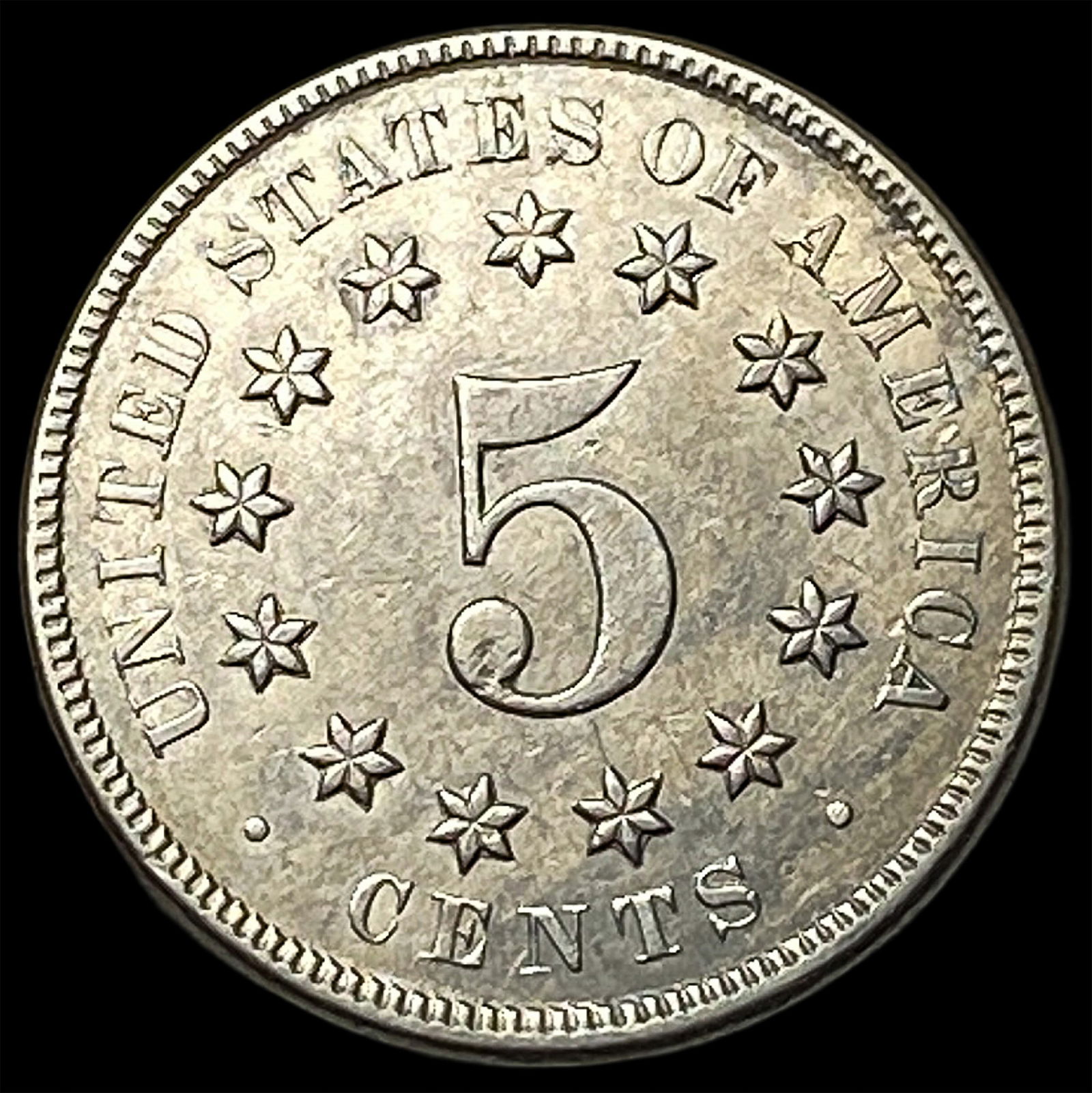 1869 Shield Nickel UNCIRCULATED - 2