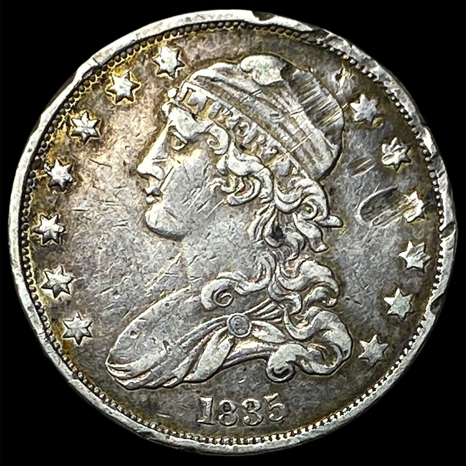 1835 Capped Bust Silver Quarter HIGH GRADE: 1835 Capped Bust Silver Quarter HIGH GRADE
