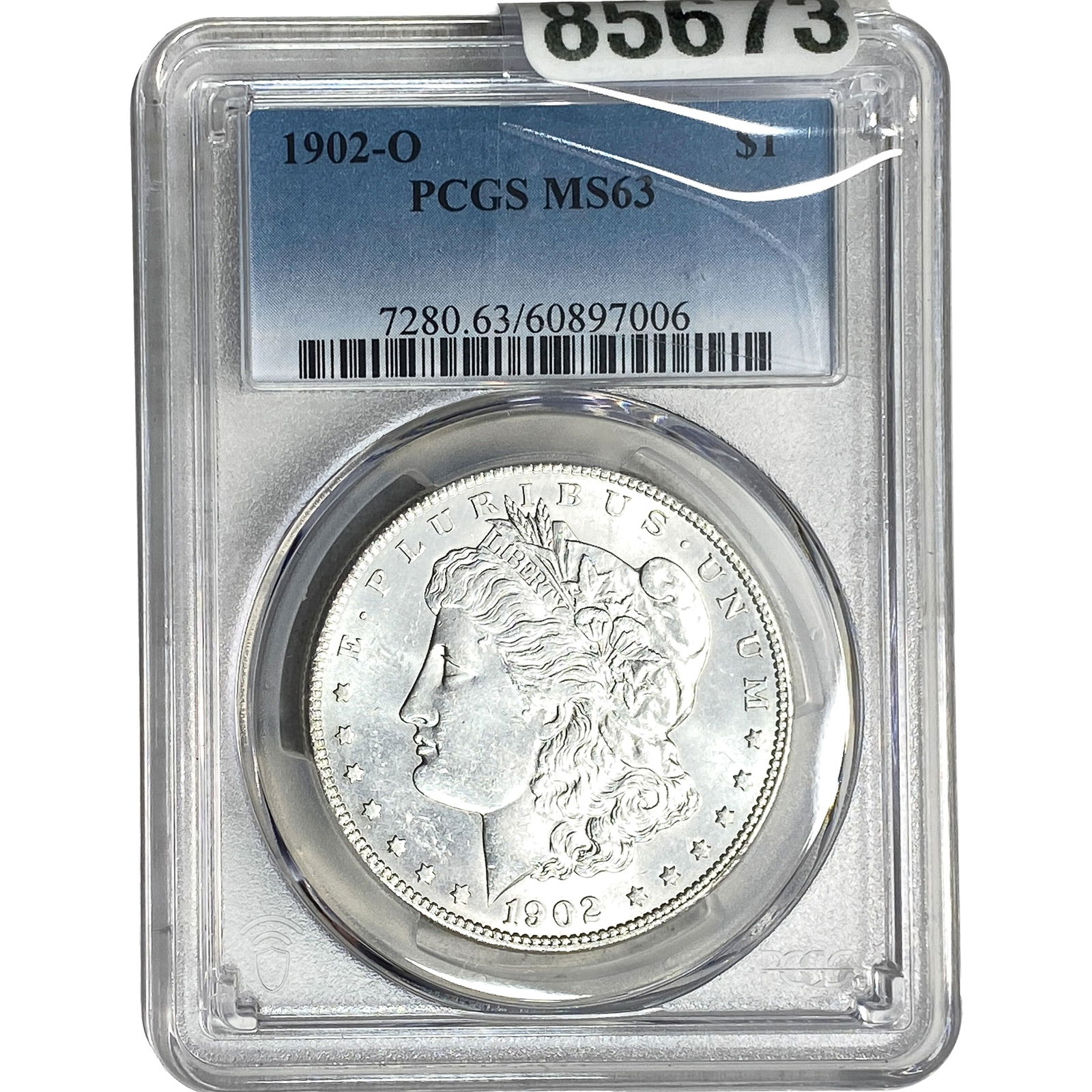1902-O Morgan Silver Dollar PCGS MS63 (1 of 2)