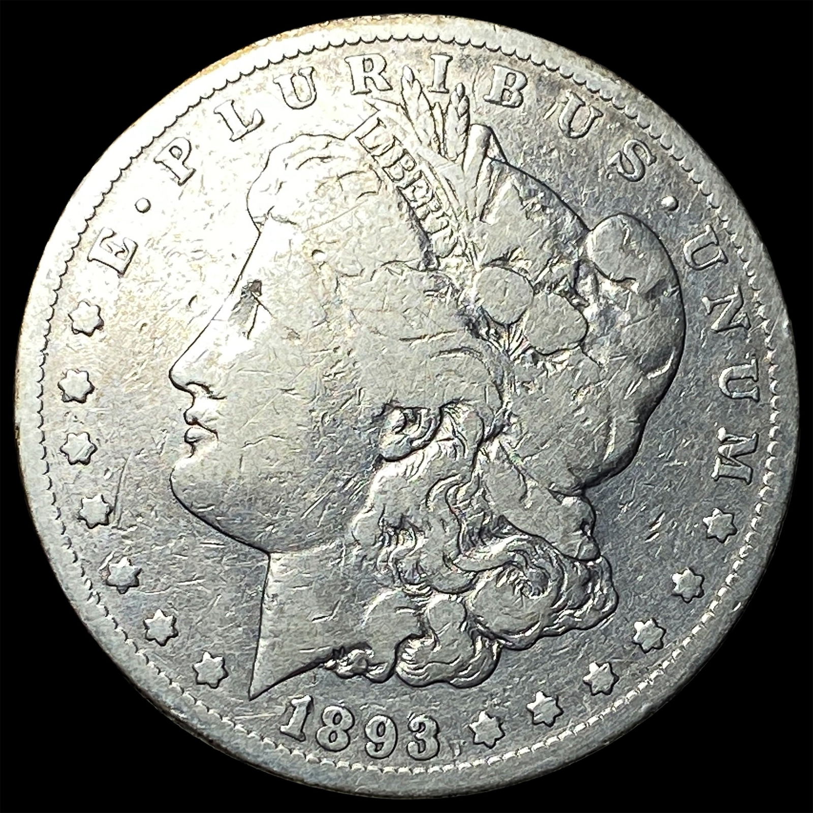 1893-CC Silver Morgan Dollar HIGH GRADE: 1893-CC Silver Morgan Dollar HIGH GRADE