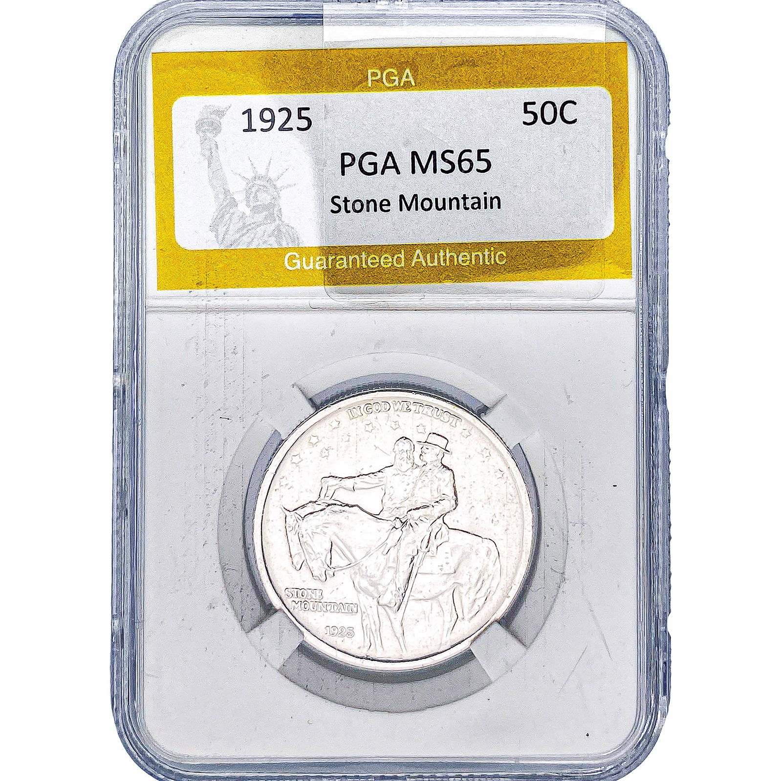 1925 Stone Mountain Half Dollar PGA MS65 (1 of 2)