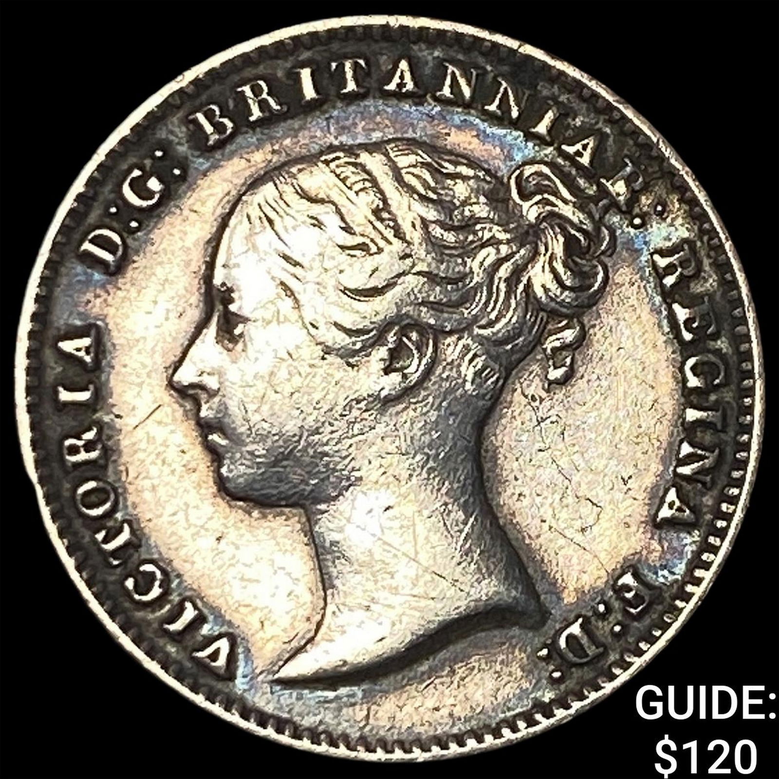 1838 Great Britian Silver 4 Pence HIGH GRADE: 1838 Great Britian Silver 4 Pence HIGH GRADE