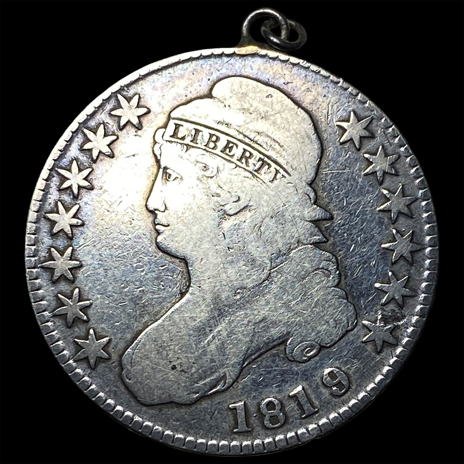 1819 Capped Bust Half Dollar NEARLY UNCIRCULATED (1 of 2)