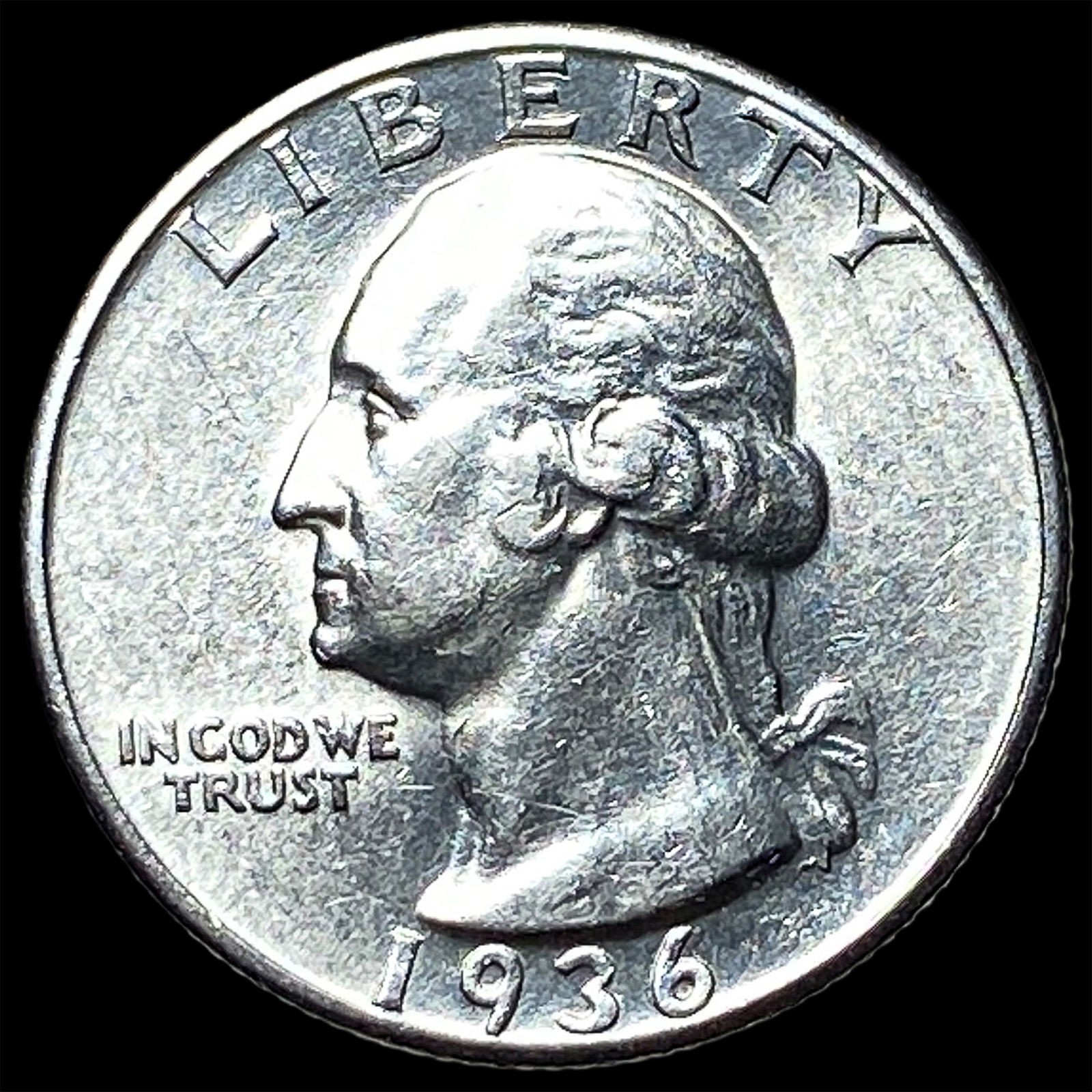 1936 Silver Washington Quarter UNCIRCULATED: 1936 Silver Washington Quarter UNCIRCULATED