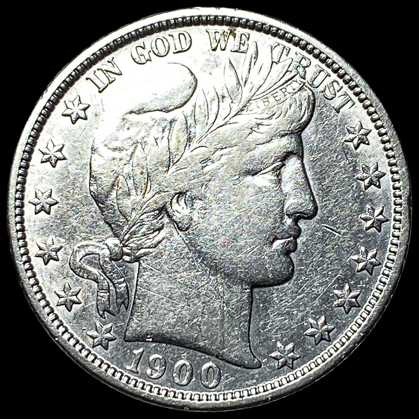 1900-O Silver Barber Half Dollar HIGH GRADE: 1900-O Silver Barber Half Dollar HIGH GRADE