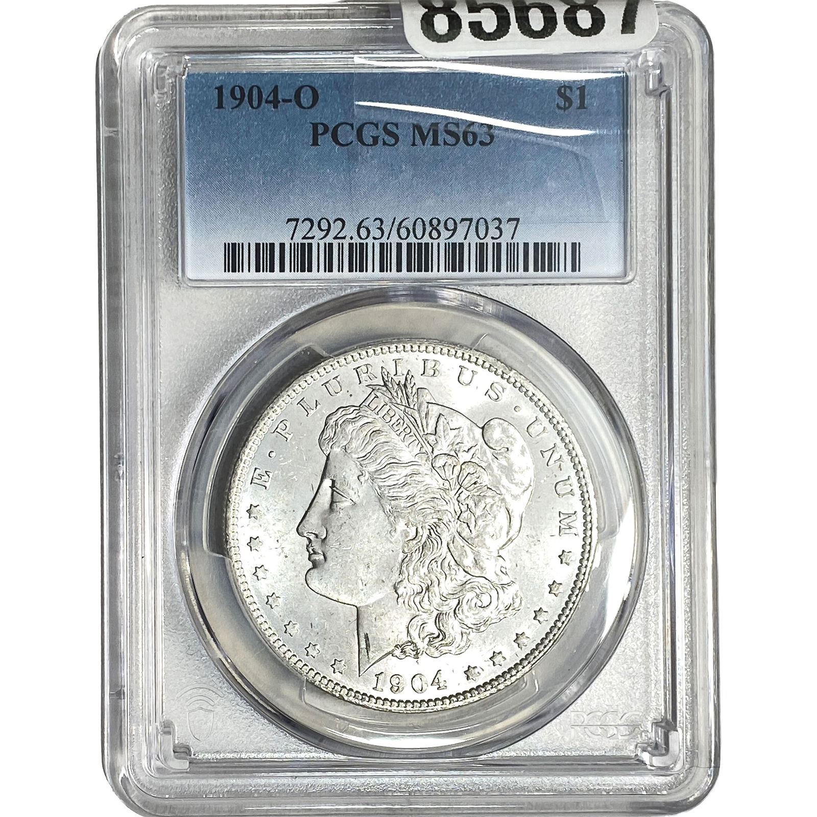 1904-O Morgan Silver Dollar PCGS MS63: 1904-O Morgan Silver Dollar PCGS MS63