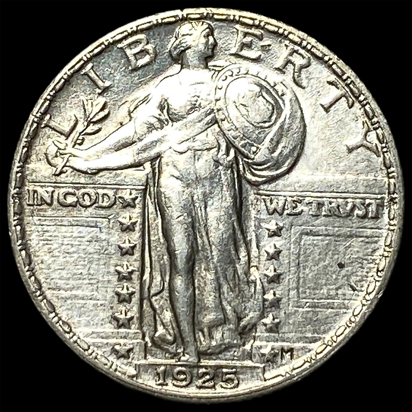 1925 Standing Liberty Silver Quarter CHOICE BU (1 of 2)