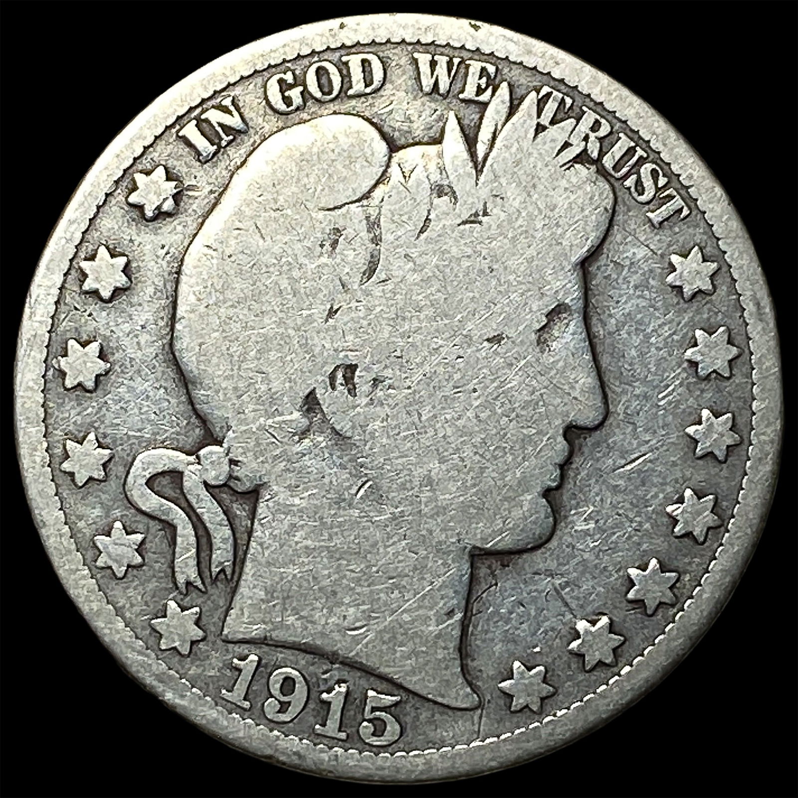 1915 Barber Half Dollar LIGHTLY CIRCULATED (1 of 2)