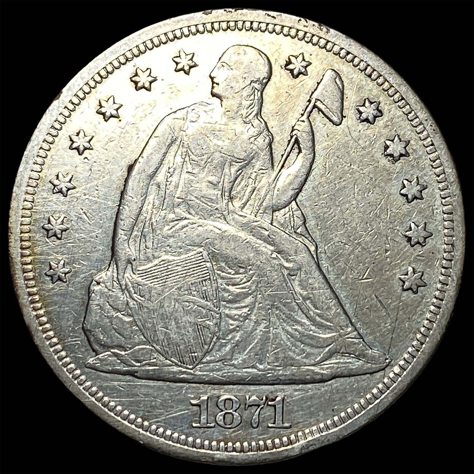 1871 Silver Dollar LIGHTLY CIRCULATED (1 of 2)