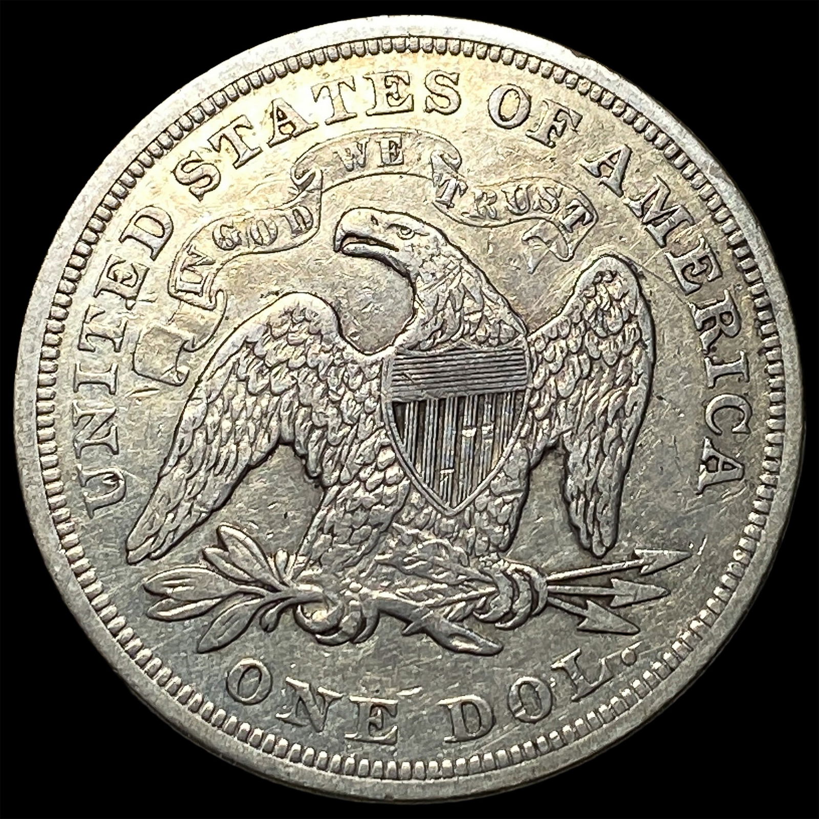 1871 Silver Dollar LIGHTLY CIRCULATED - 2