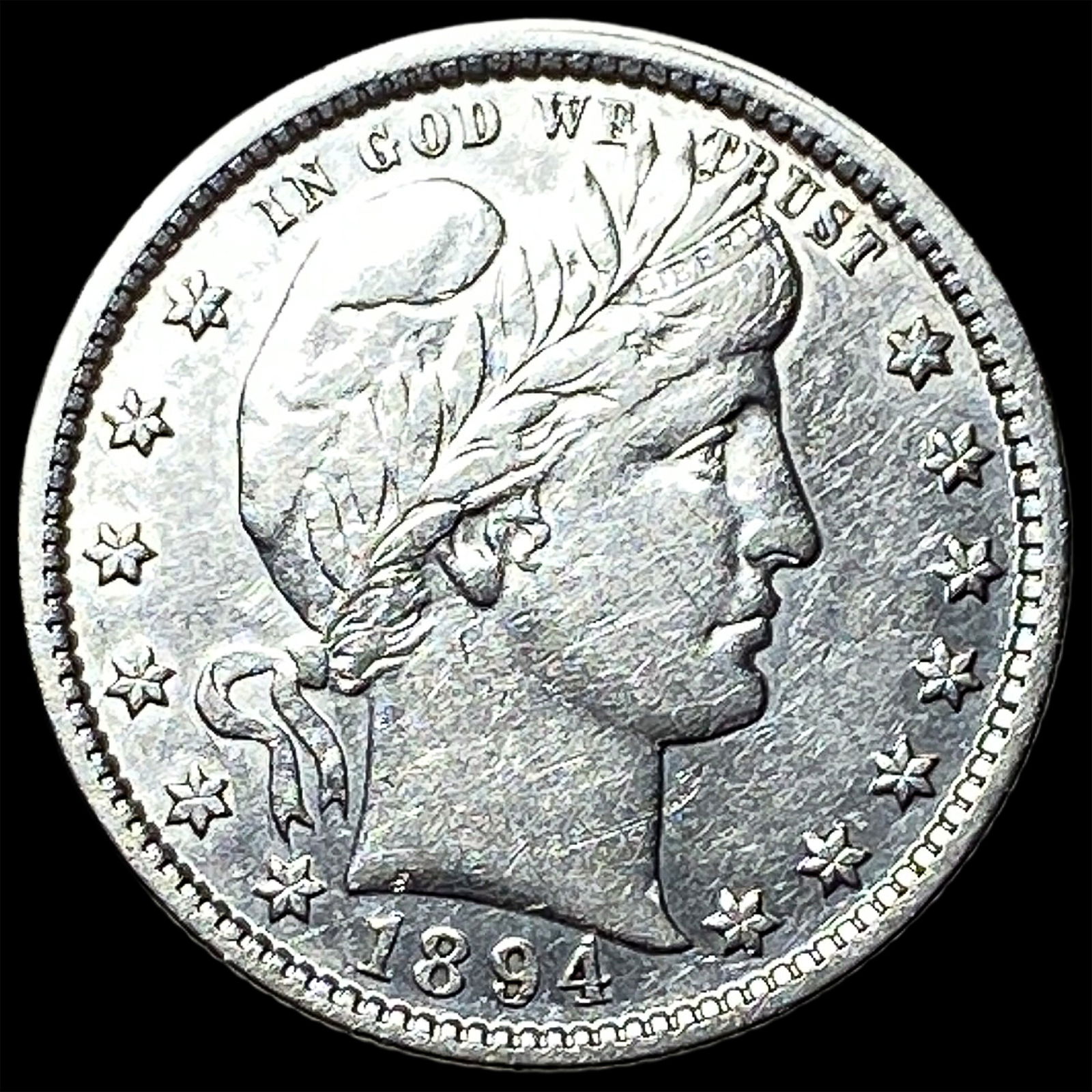 1894 Barber Silver Quarter CHOICE BU (1 of 2)