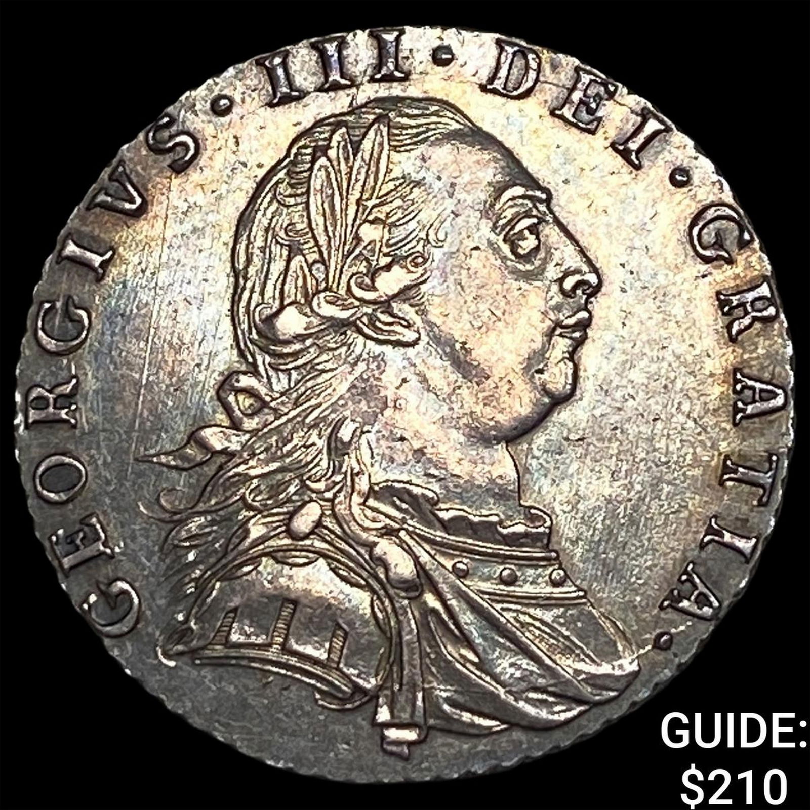1787 Great Britain Silver 6 Pence HIGH GRADE: 1787 Great Britain Silver 6 Pence HIGH GRADE