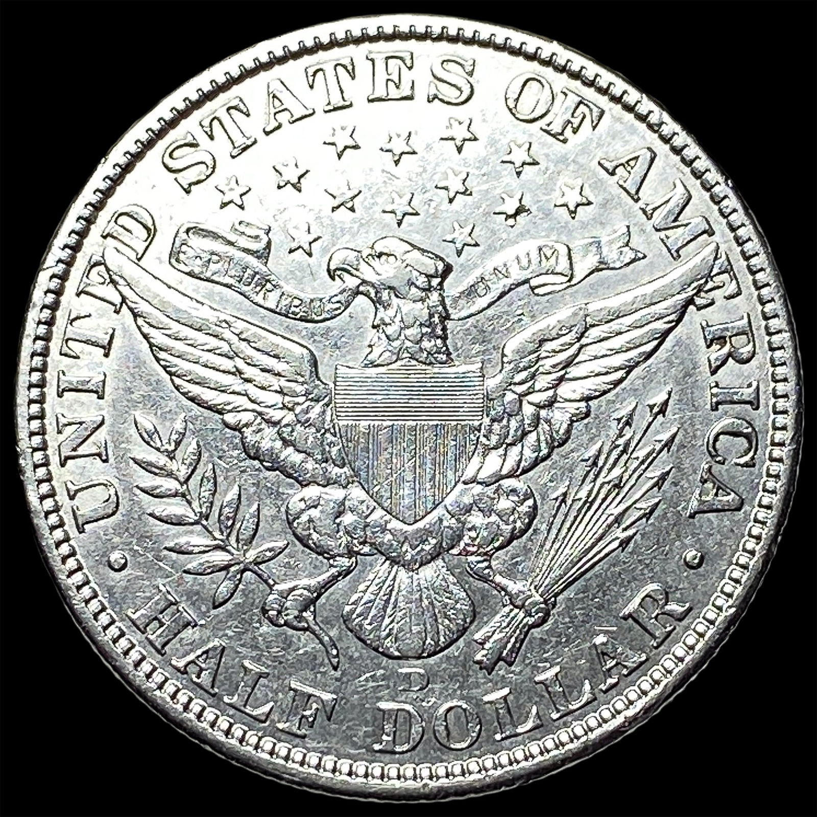 1908-D Silver Barber Half Dollar UNCIRCULATED - 2