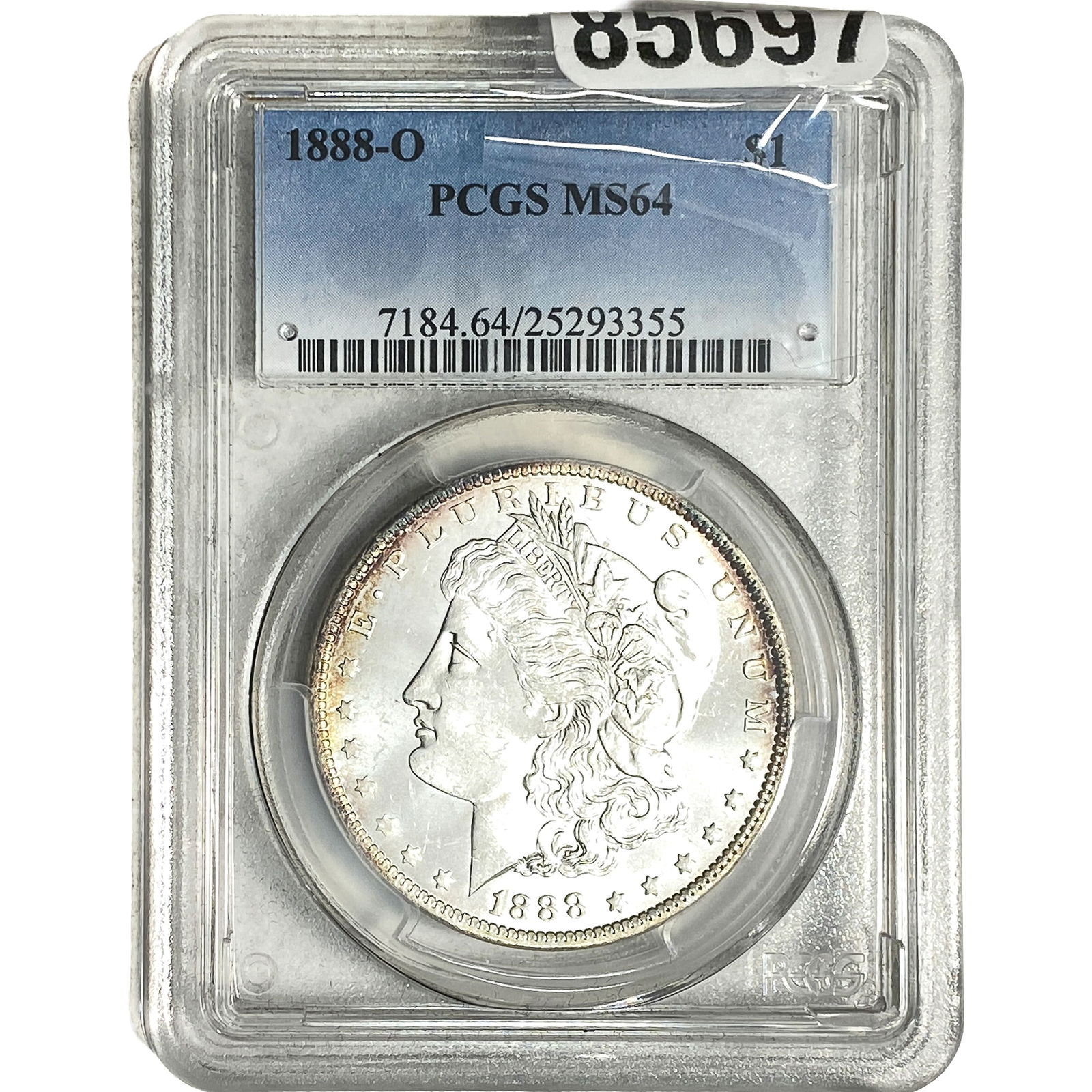 1888-O Morgan Silver Dollar PCGS MS64: 1888-O Morgan Silver Dollar PCGS MS64