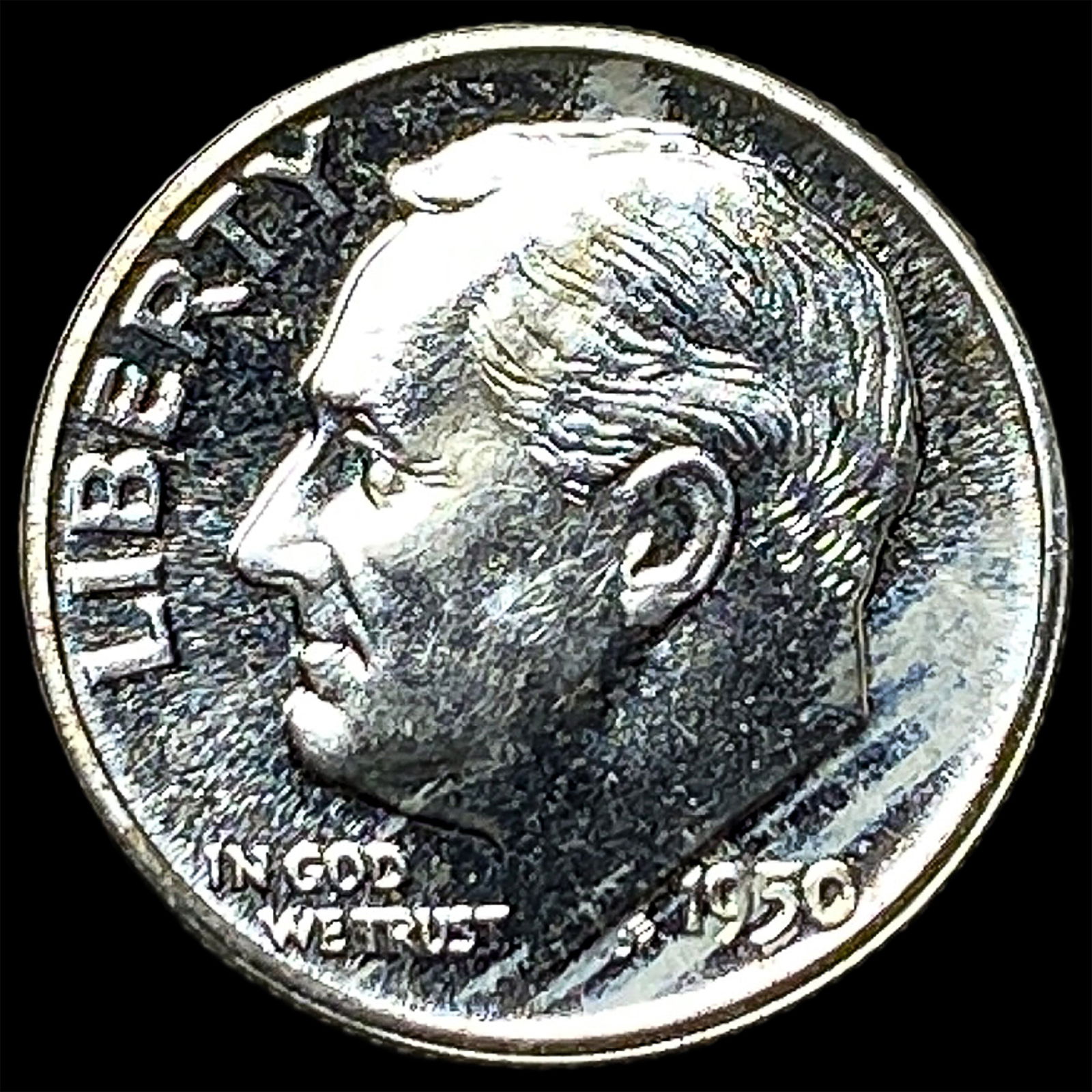 1950-S Silver Roosevelt Dime GEM PROOF: 1950-S Silver Roosevelt Dime GEM PROOF