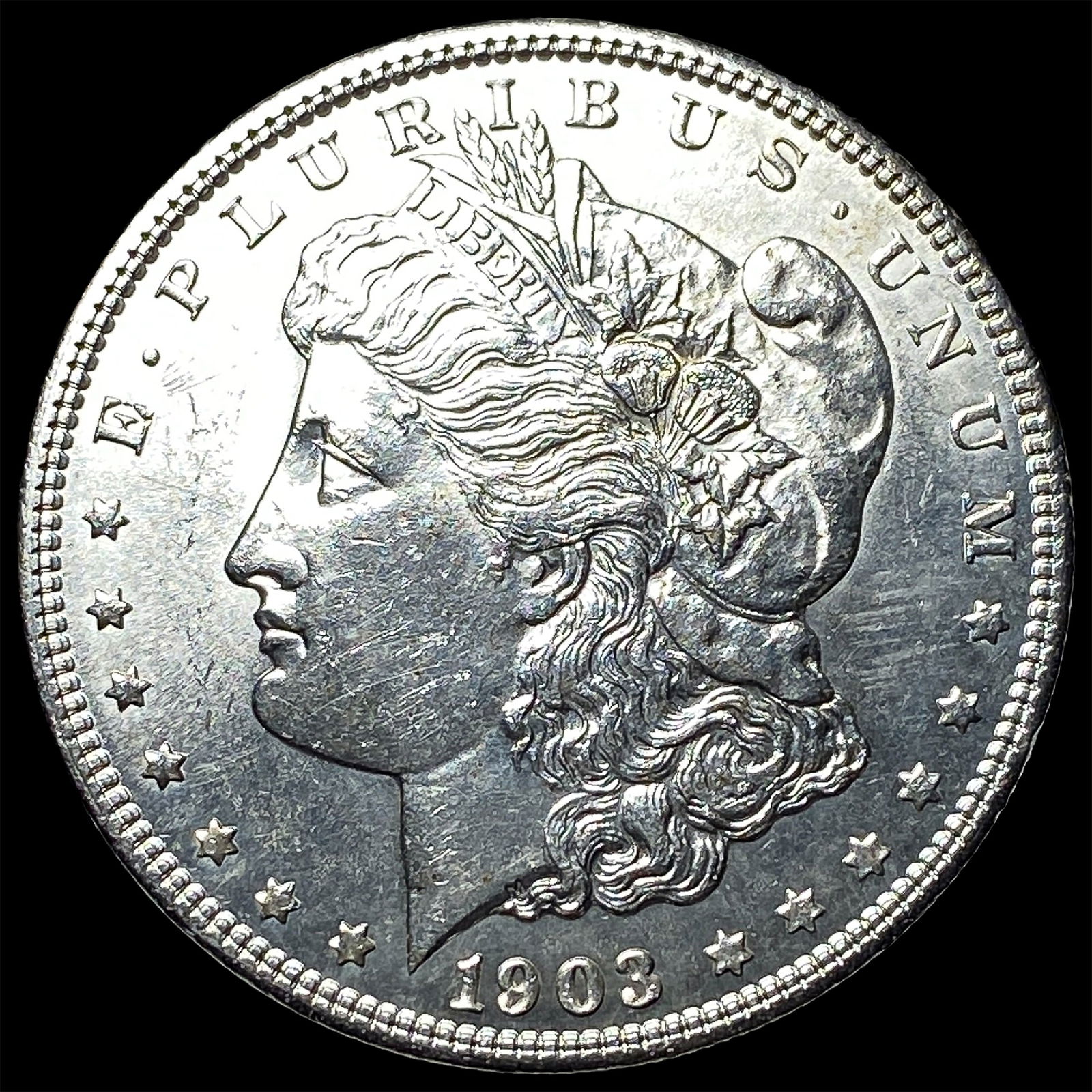 1903 Morgan Silver Dollar GEM BU: 1903 Morgan Silver Dollar GEM BU