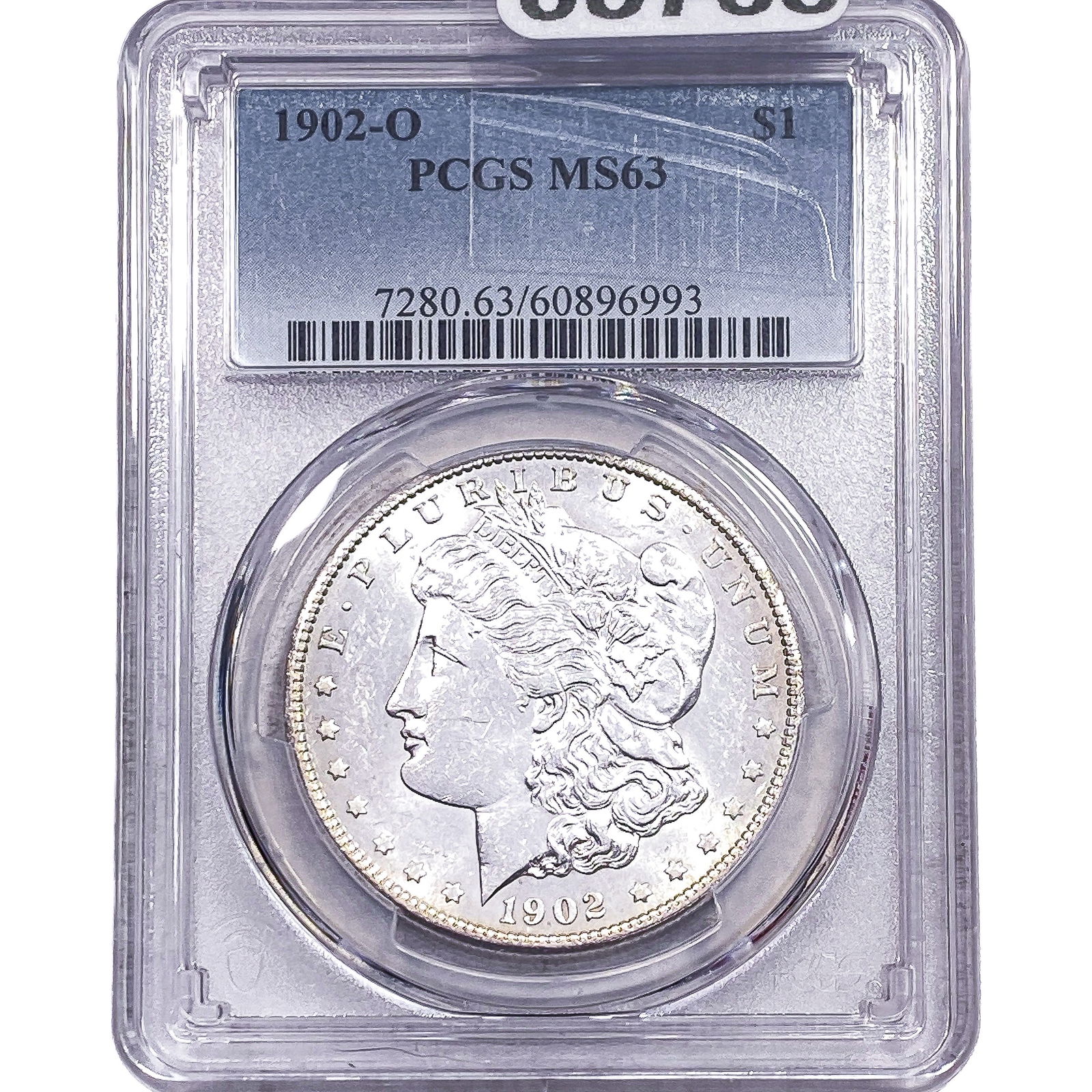 1902-O Morgan Silver Dollar PCGS MS63: 1902-O Morgan Silver Dollar PCGS MS63