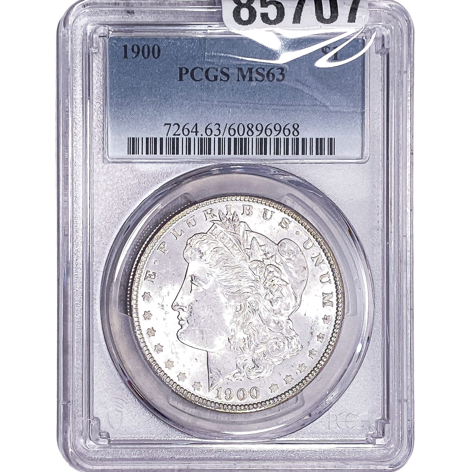1900 Morgan Silver Dollar PCGS MS63: 1900 Morgan Silver Dollar PCGS MS63