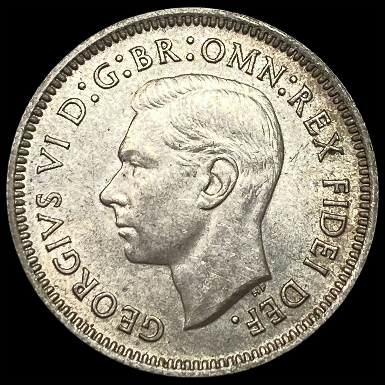 1951 Australia Silver 6 Pence HIGH GRADE: 1951 Australia Silver 6 Pence HIGH GRADE