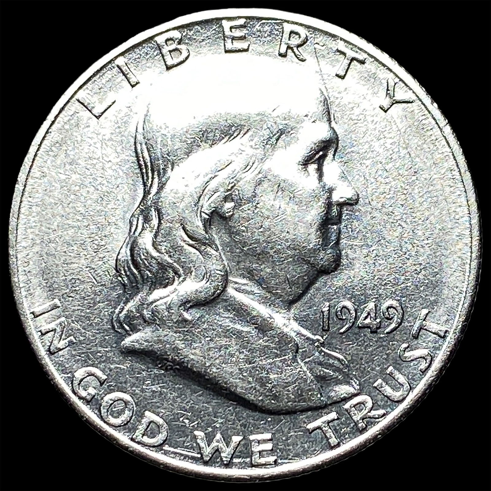 1949 Franklin Silver Half Dollar CLOSELY UNCIRCULATED (1 of 2)