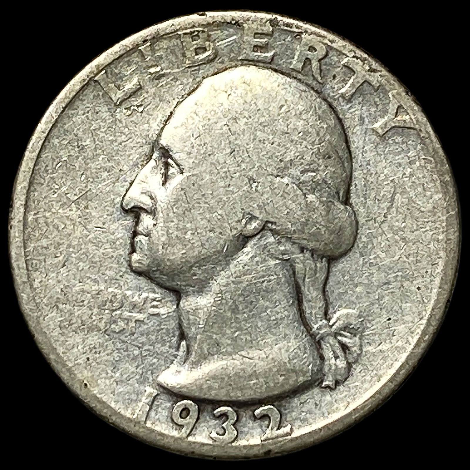 1932-D Silver Washington Quarter NICELY CIRCULATED: 1932-D Silver Washington Quarter NICELY CIRCULATED