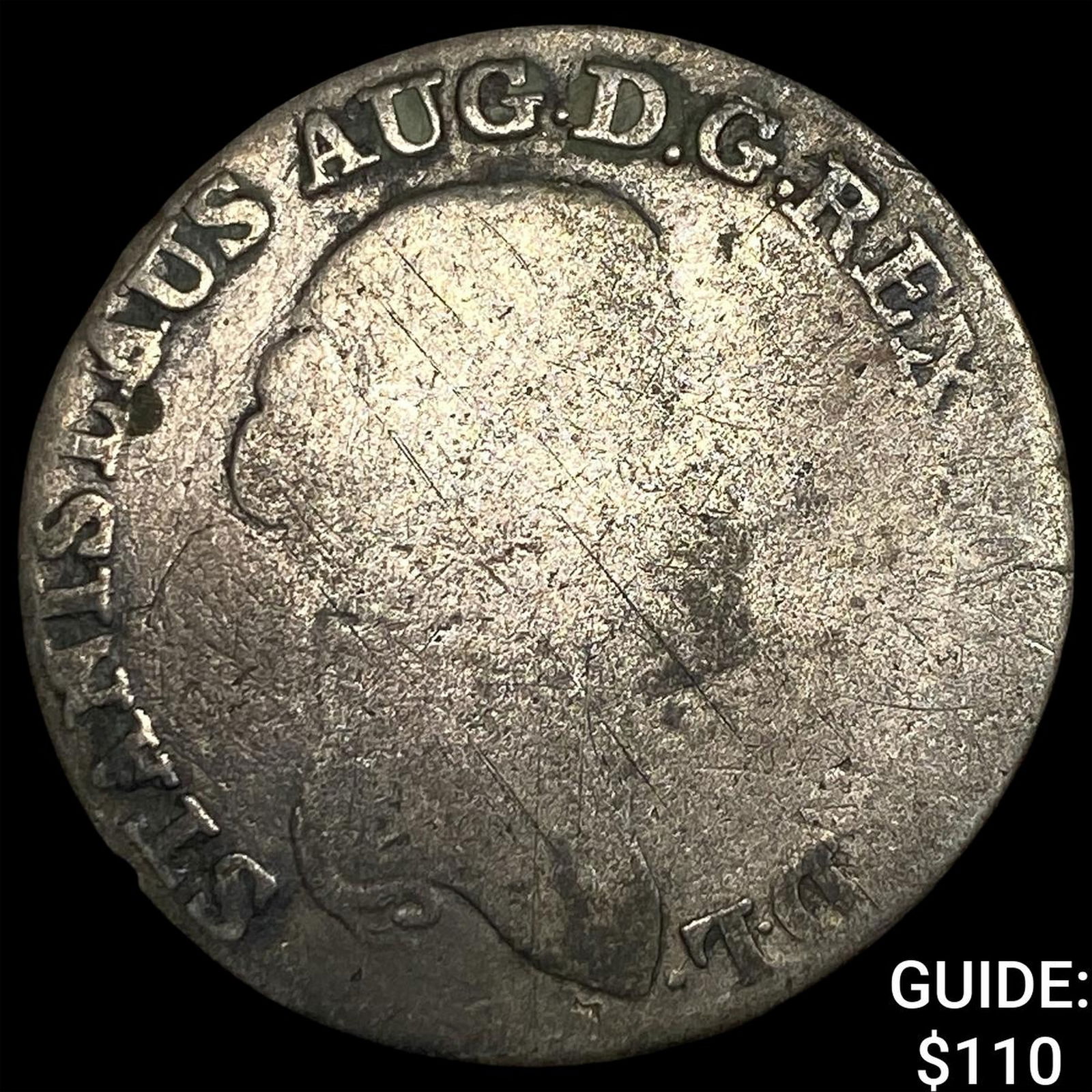 1783 Poland Silver 4 Groschen LIGHTLY CIRCULATED: 1783 Poland Silver 4 Groschen LIGHTLY CIRCULATED