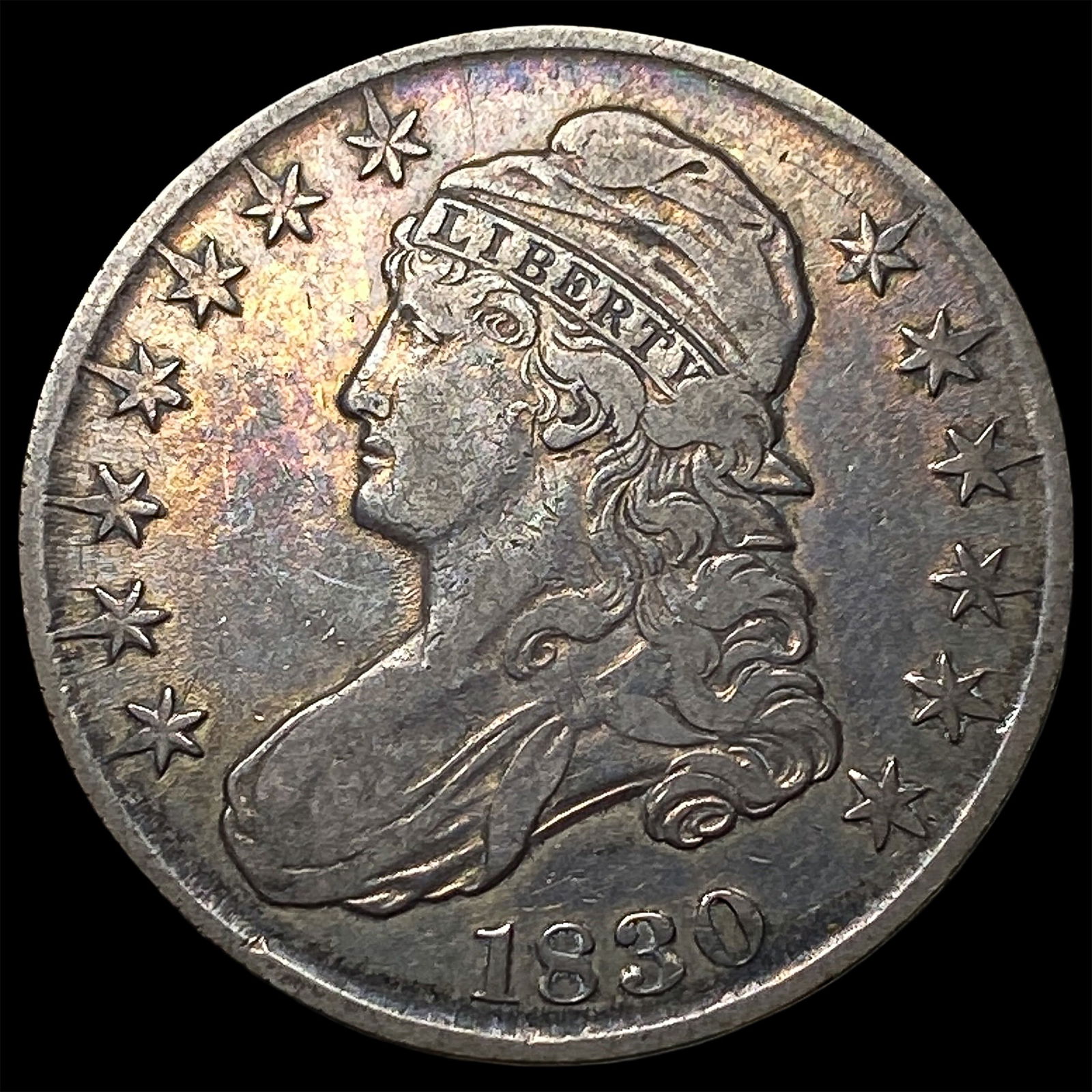 1830 Capped Bust Half Dollar LIGHTLY CIRCULATED (1 of 2)