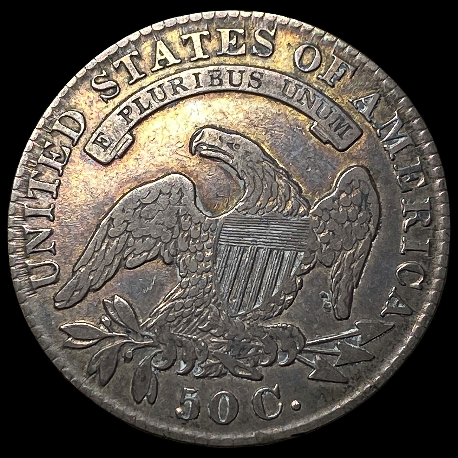 1830 Capped Bust Half Dollar LIGHTLY CIRCULATED - 2