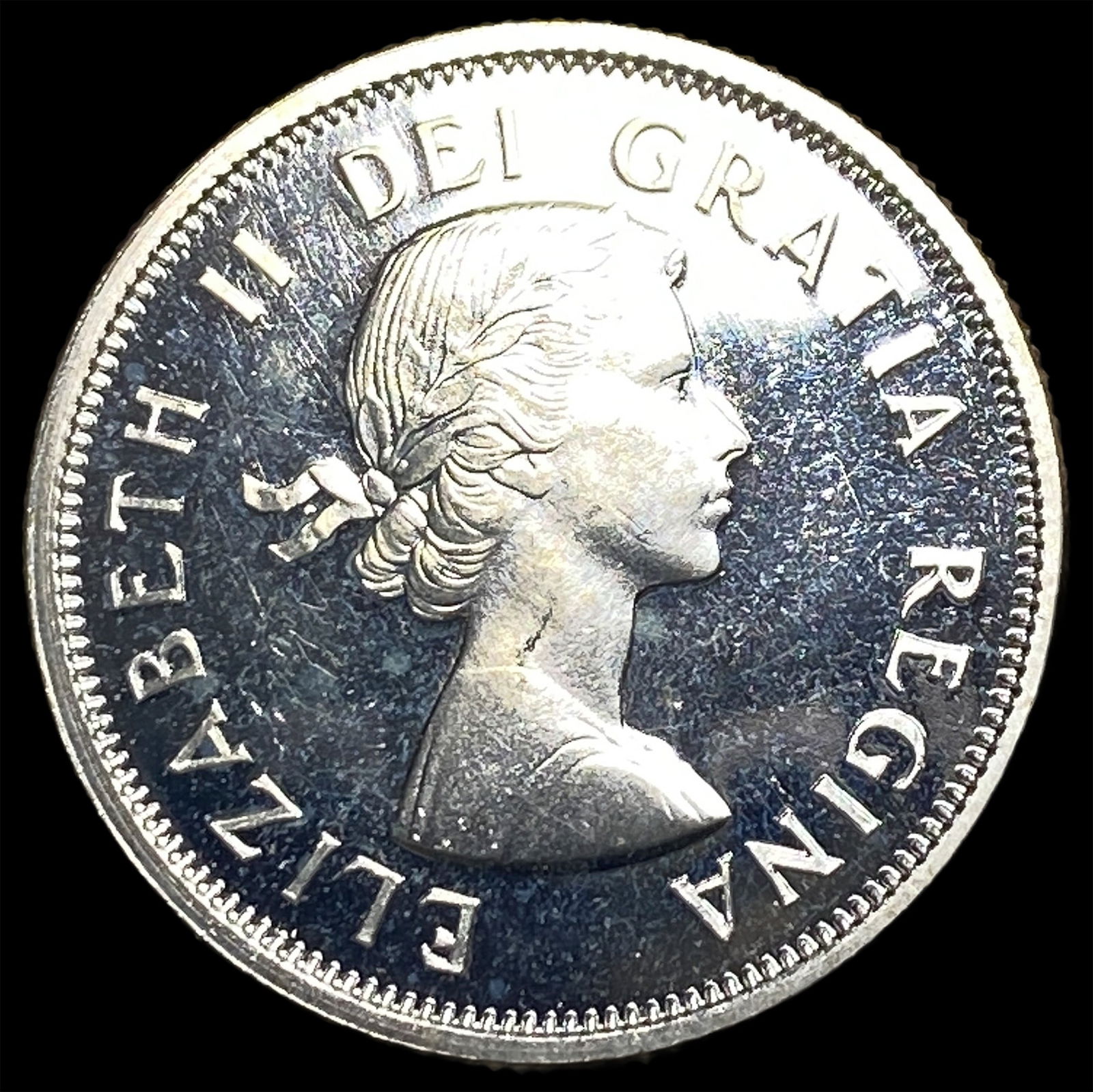 1961 Canada Silver 25 Cents GEM BU: 1961 Canada Silver 25 Cents GEM BU