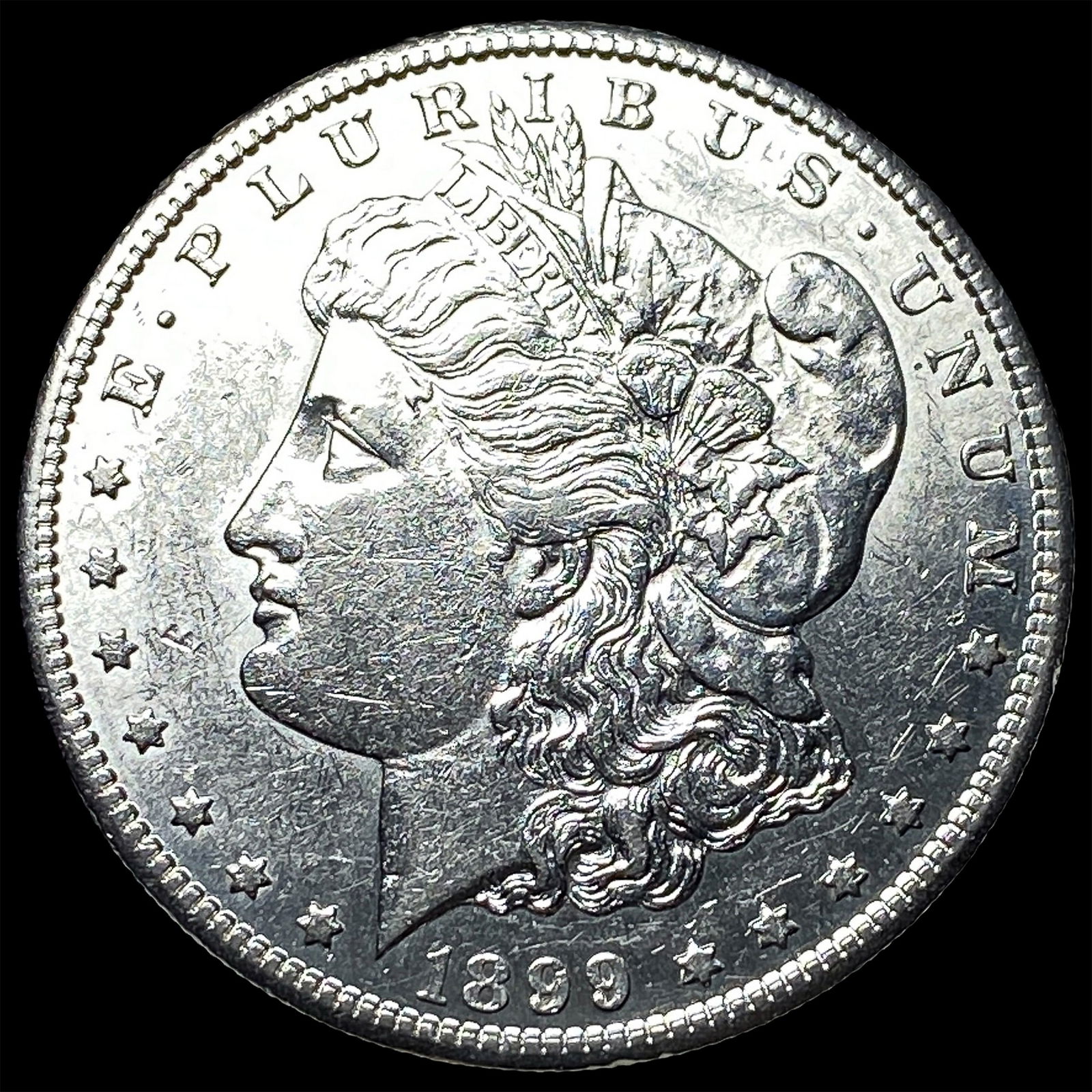 1899-S Silver Morgan Dollar CHOICE AU: 1899-S Silver Morgan Dollar CHOICE AU