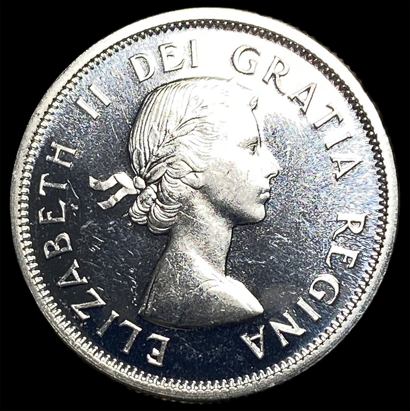 1964 Canada Silver 25 Cents GEM BU: 1964 Canada Silver 25 Cents GEM BU