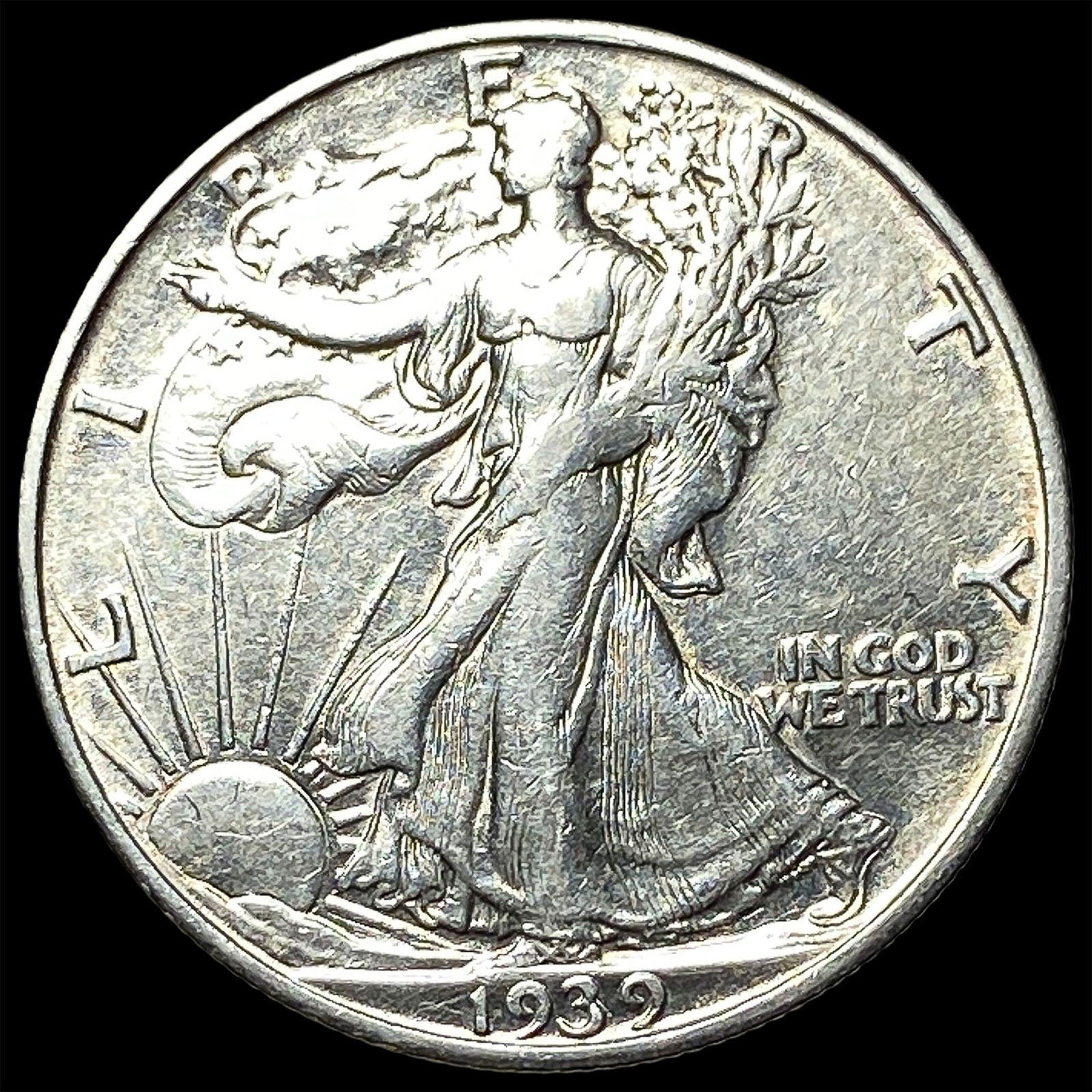 1939-S Silver Walking Liberty Half Dollar UNCIRCULATED: 1939-S Silver Walking Liberty Half Dollar UNCIRCULATED