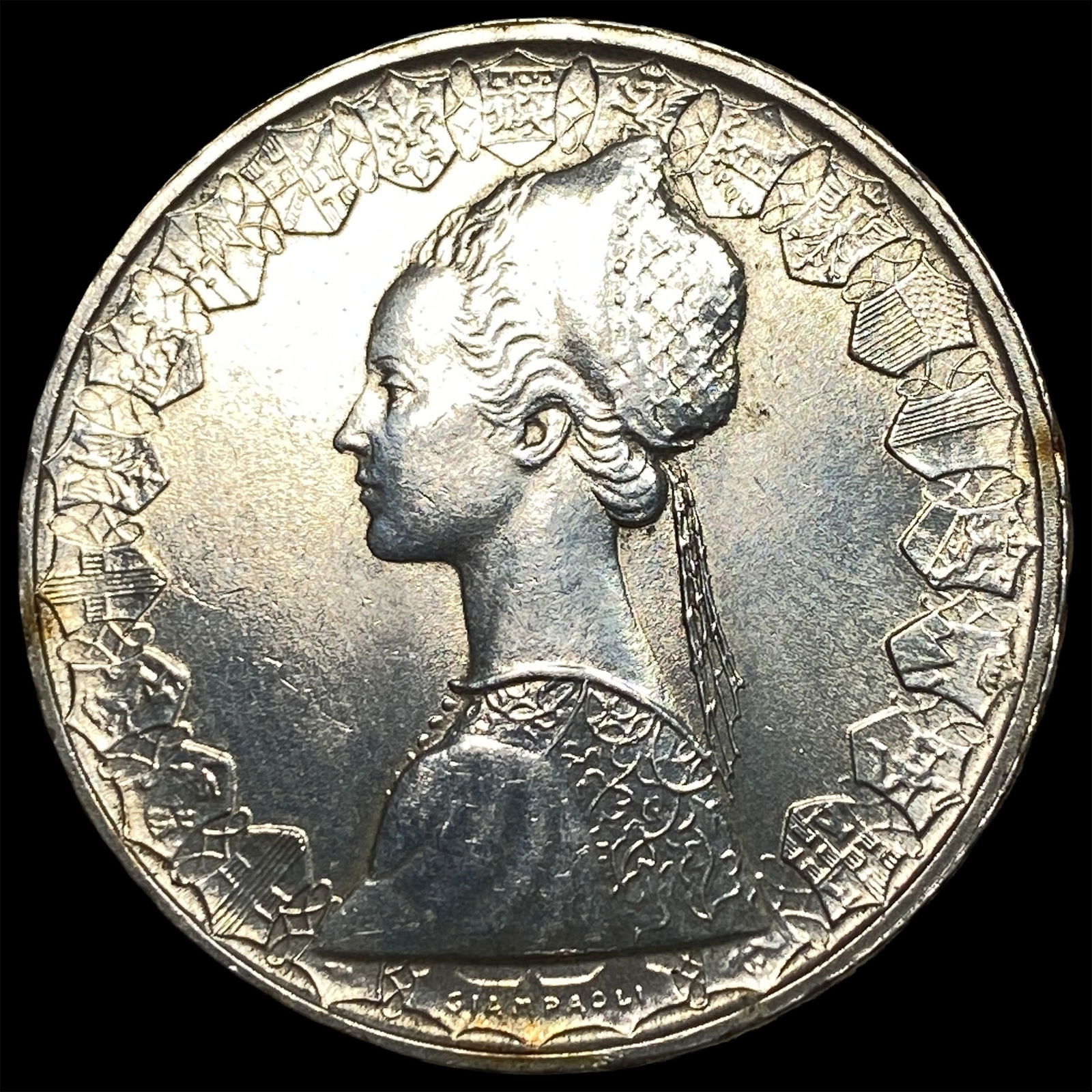 1966 Italy Silver 500 Lire HIGH GRADE: 1966 Italy Silver 500 Lire HIGH GRADE