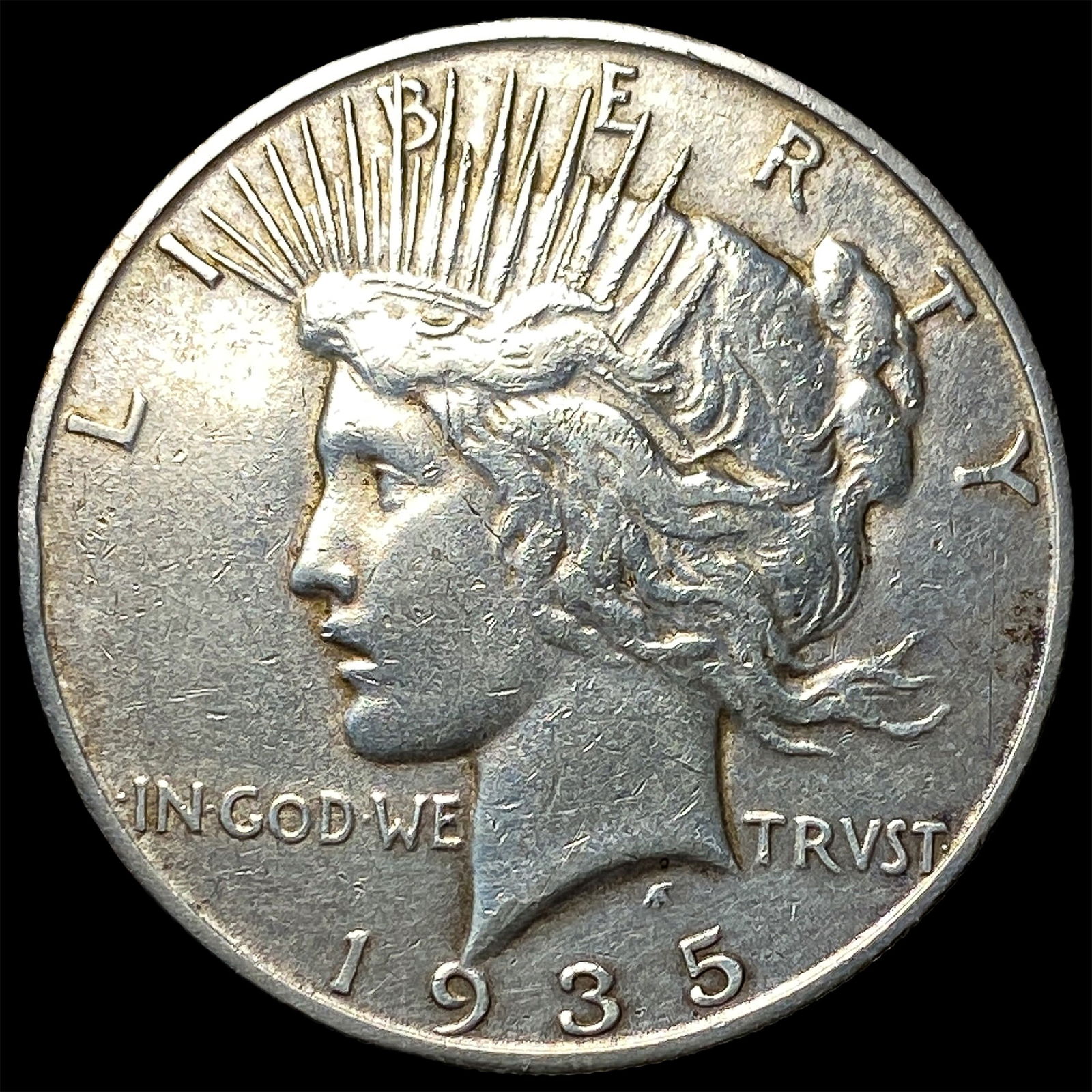 1935 Silver Peace Dollar LIGHTLY CIRCULATED: 1935 Silver Peace Dollar LIGHTLY CIRCULATED