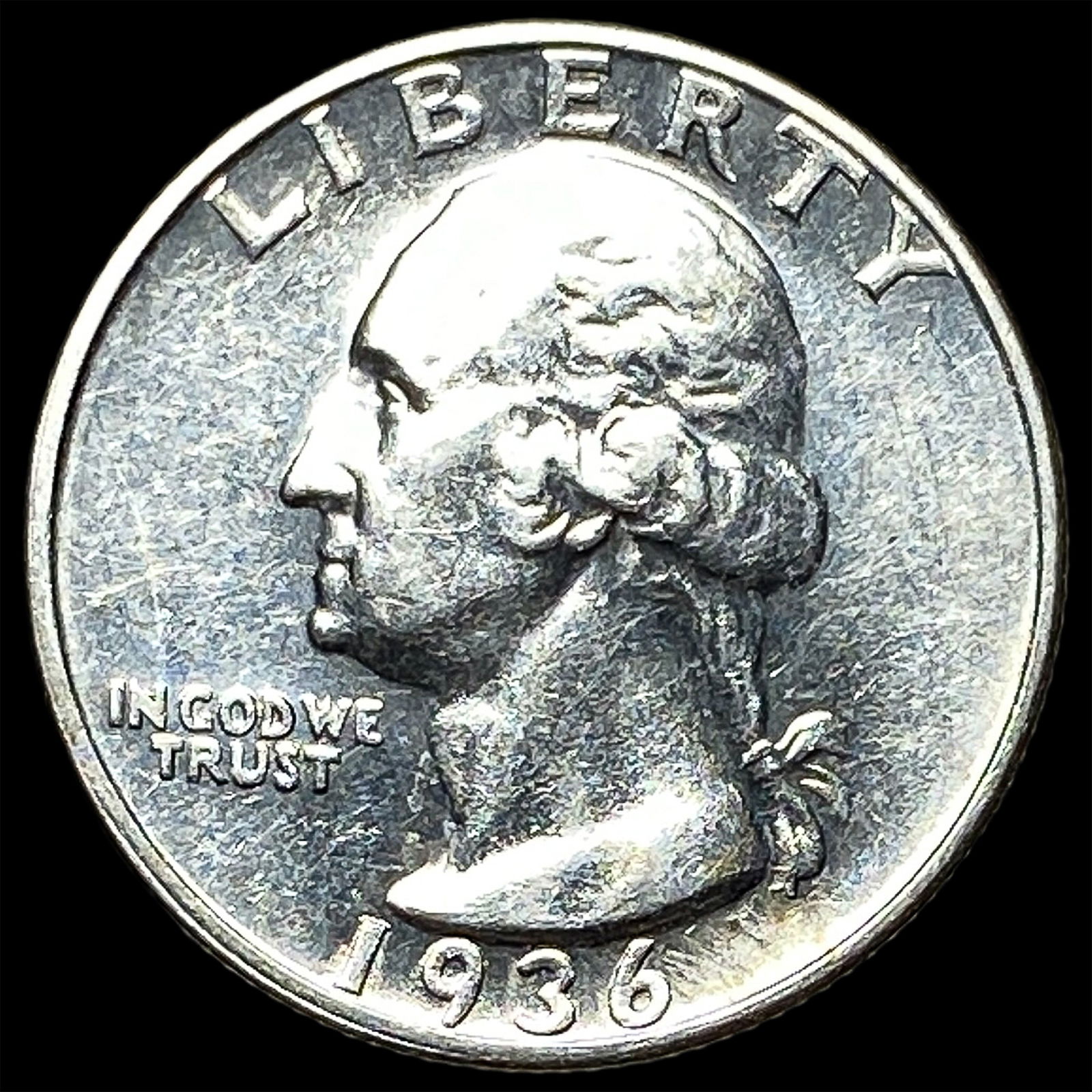 1936-S Silver Washington Quarter UNCIRCULATED (1 of 2)