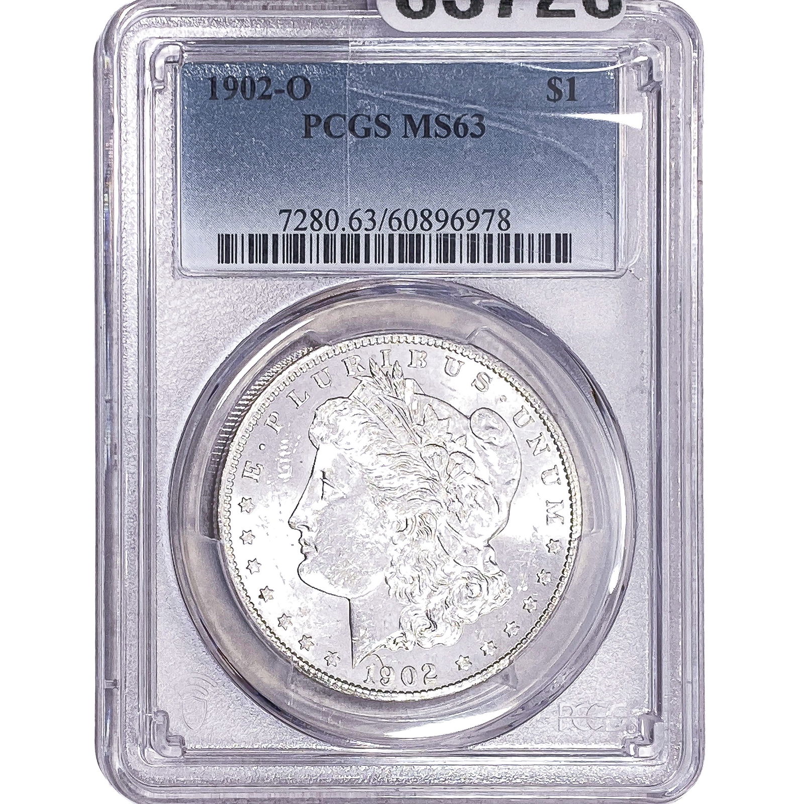 1902-O Morgan Silver Dollar PCGS MS63: 1902-O Morgan Silver Dollar PCGS MS63