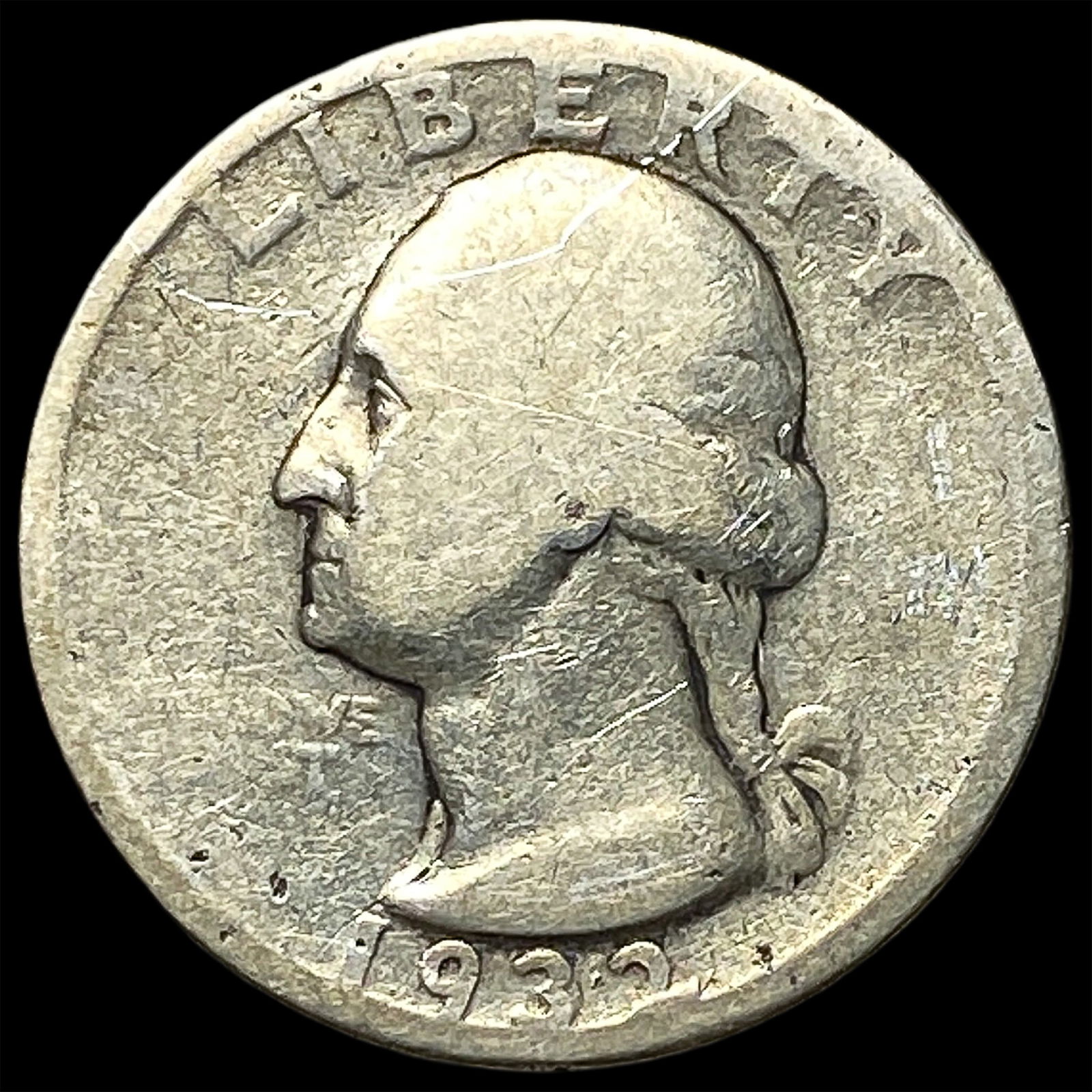 1932-D Silver Washington Quarter NICELY CIRCULATED: 1932-D Silver Washington Quarter NICELY CIRCULATED