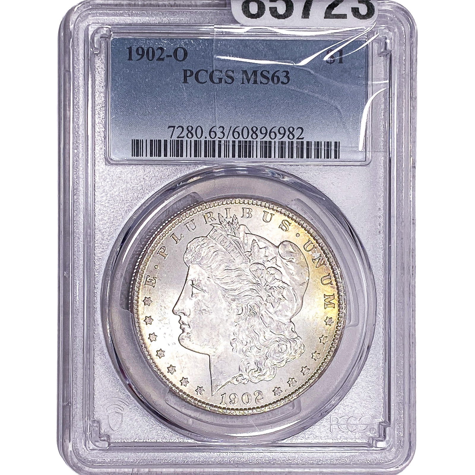 1902-O Morgan Silver Dollar PCGS MS63: 1902-O Morgan Silver Dollar PCGS MS63