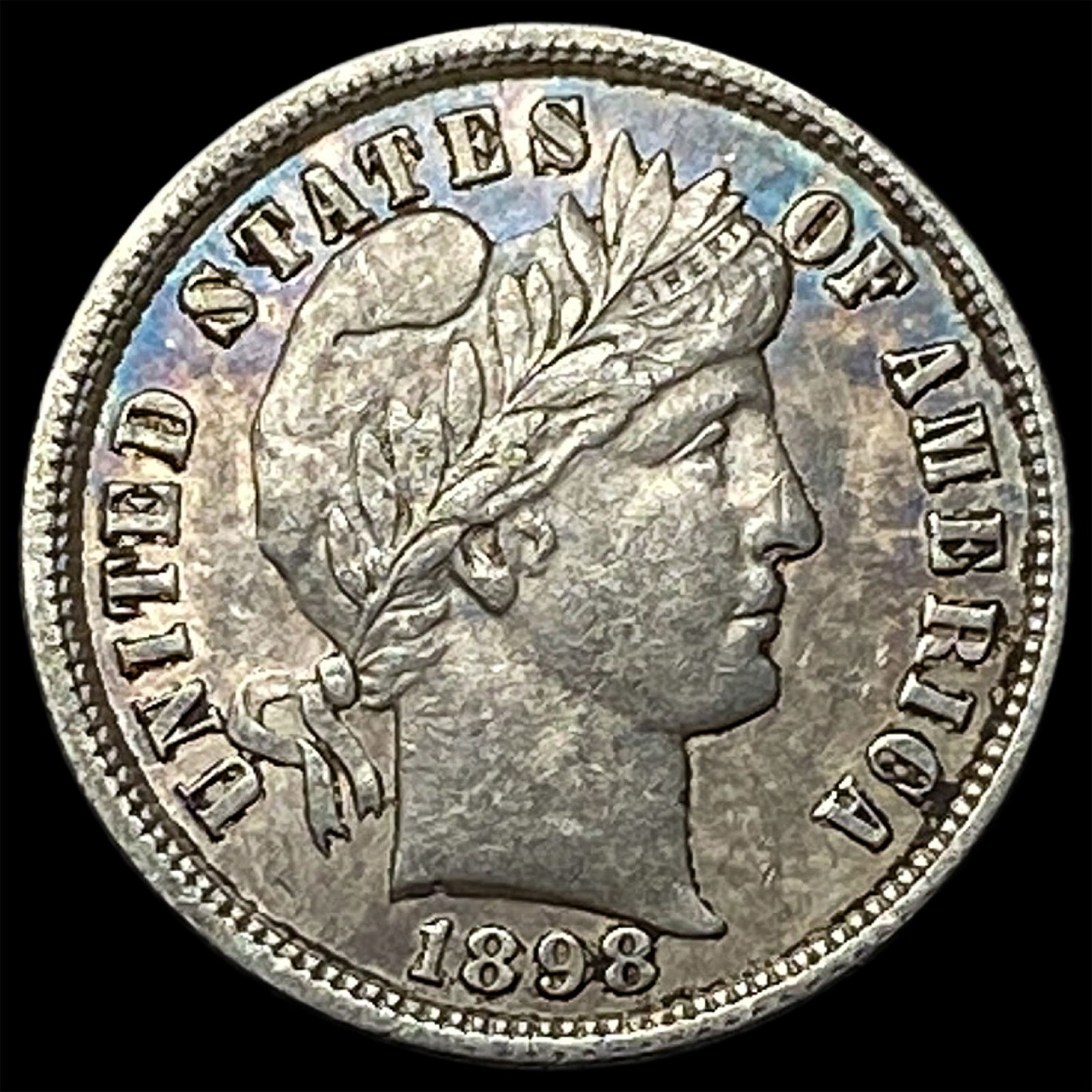 1898 Barber Dime CLOSELY UNCIRCULATED (1 of 2)