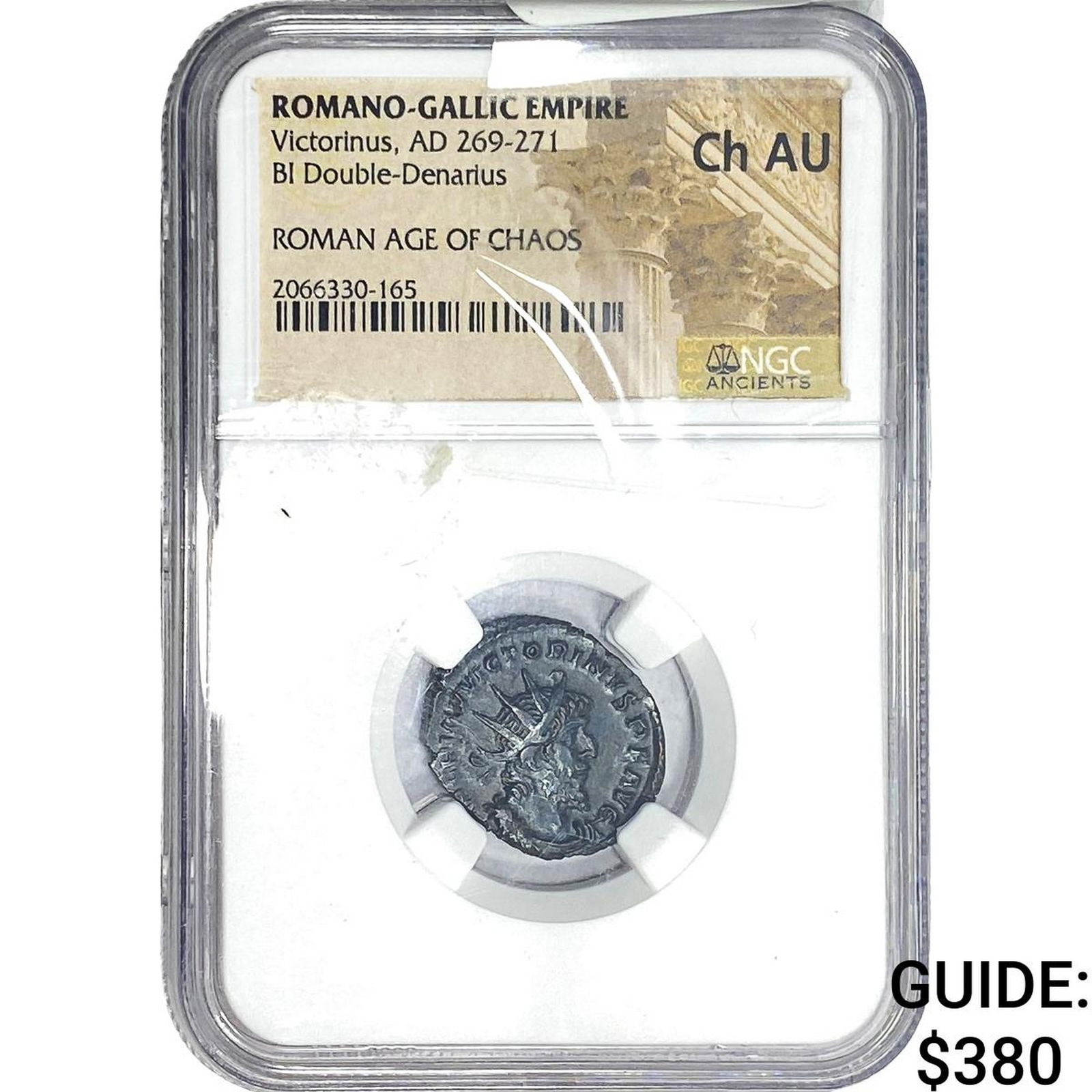 Romano-Gallic Empire Victorinus 269-271 AD Bi Antoninianus NGC Ch AU: Romano-Gallic Empire Victorinus 269-271 AD Bi Antoninianus NGC Ch AU