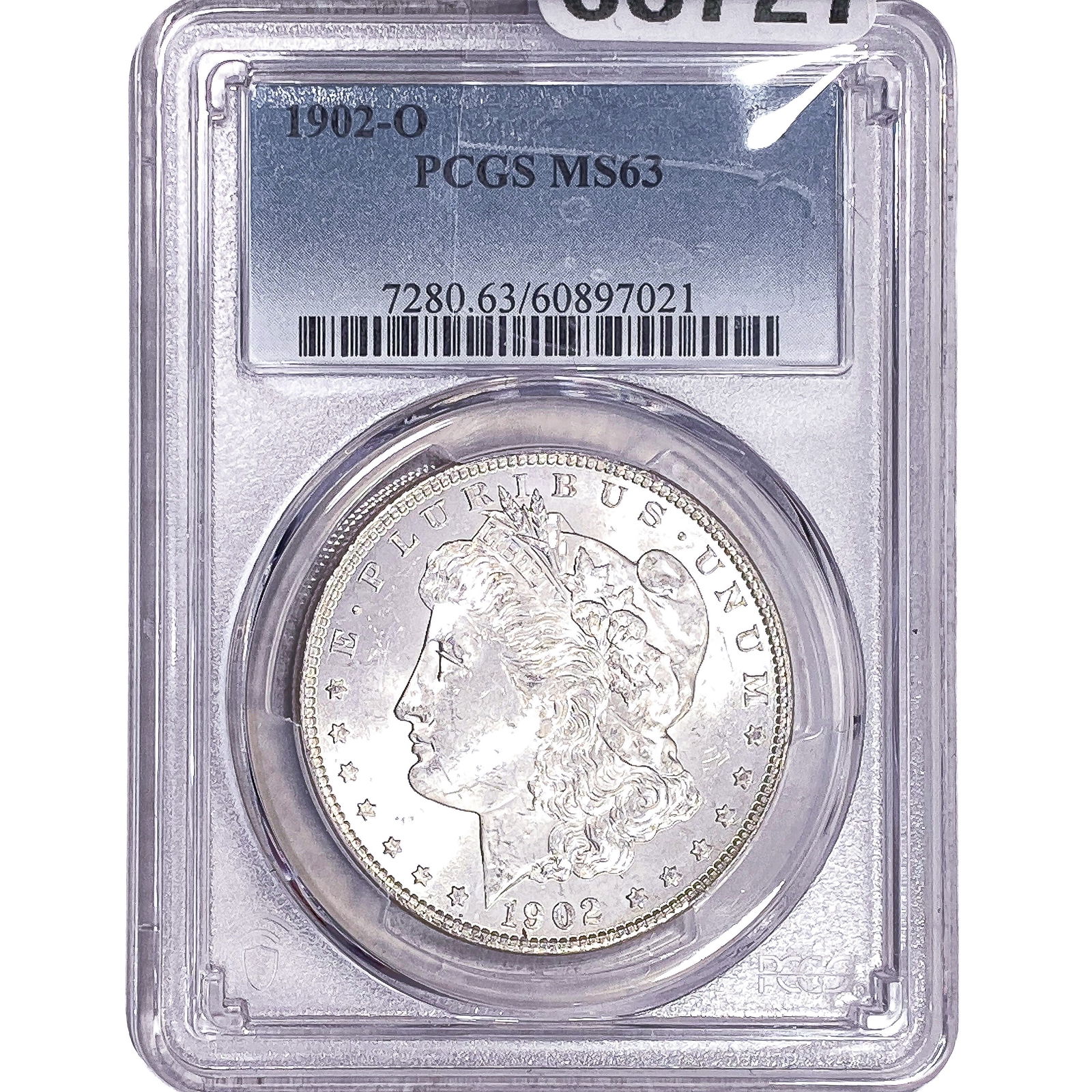 1902-O Morgan Silver Dollar PCGS MS63: 1902-O Morgan Silver Dollar PCGS MS63