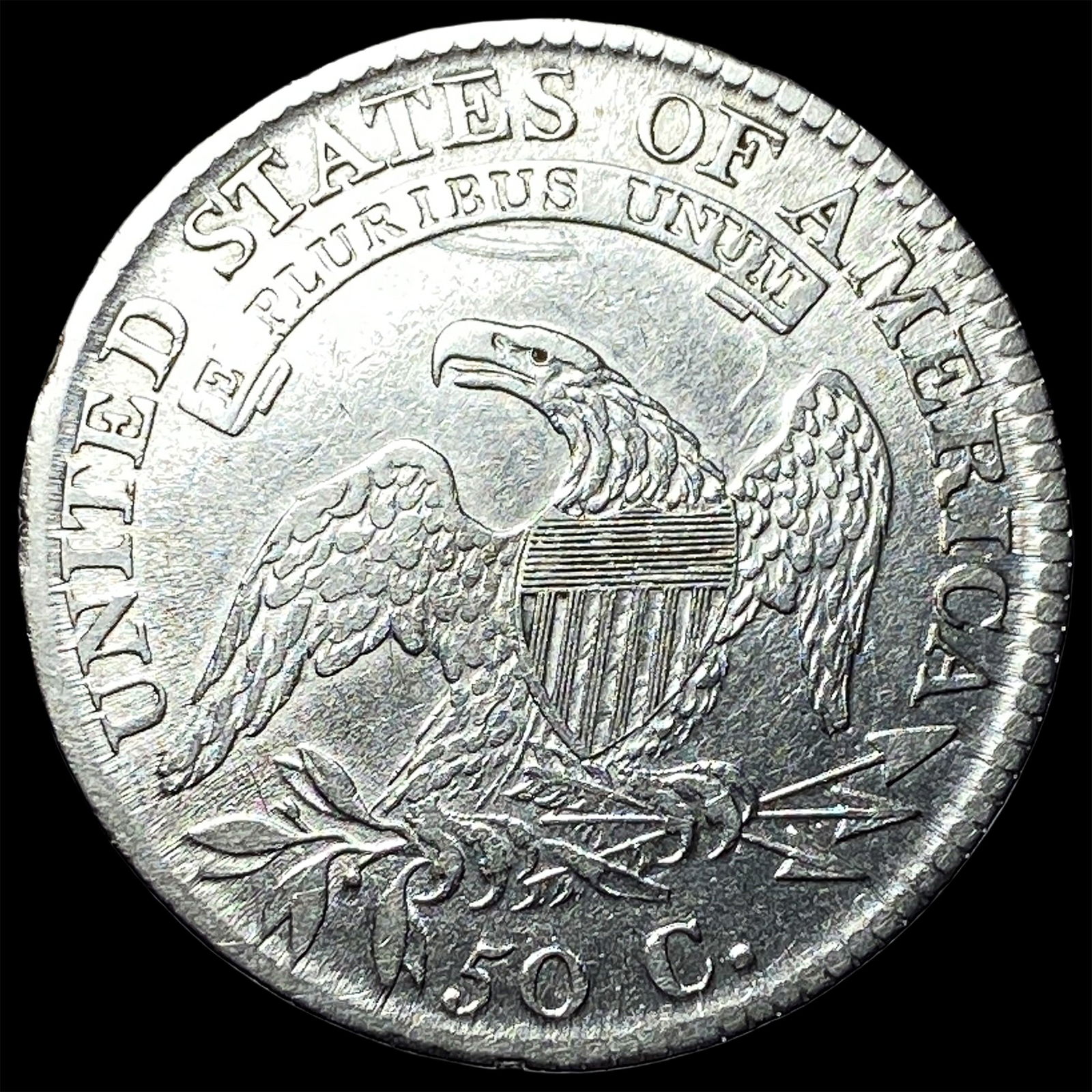 1812 Capped Bust Half Dollar CLOSELY UNCIRCULATED - 2