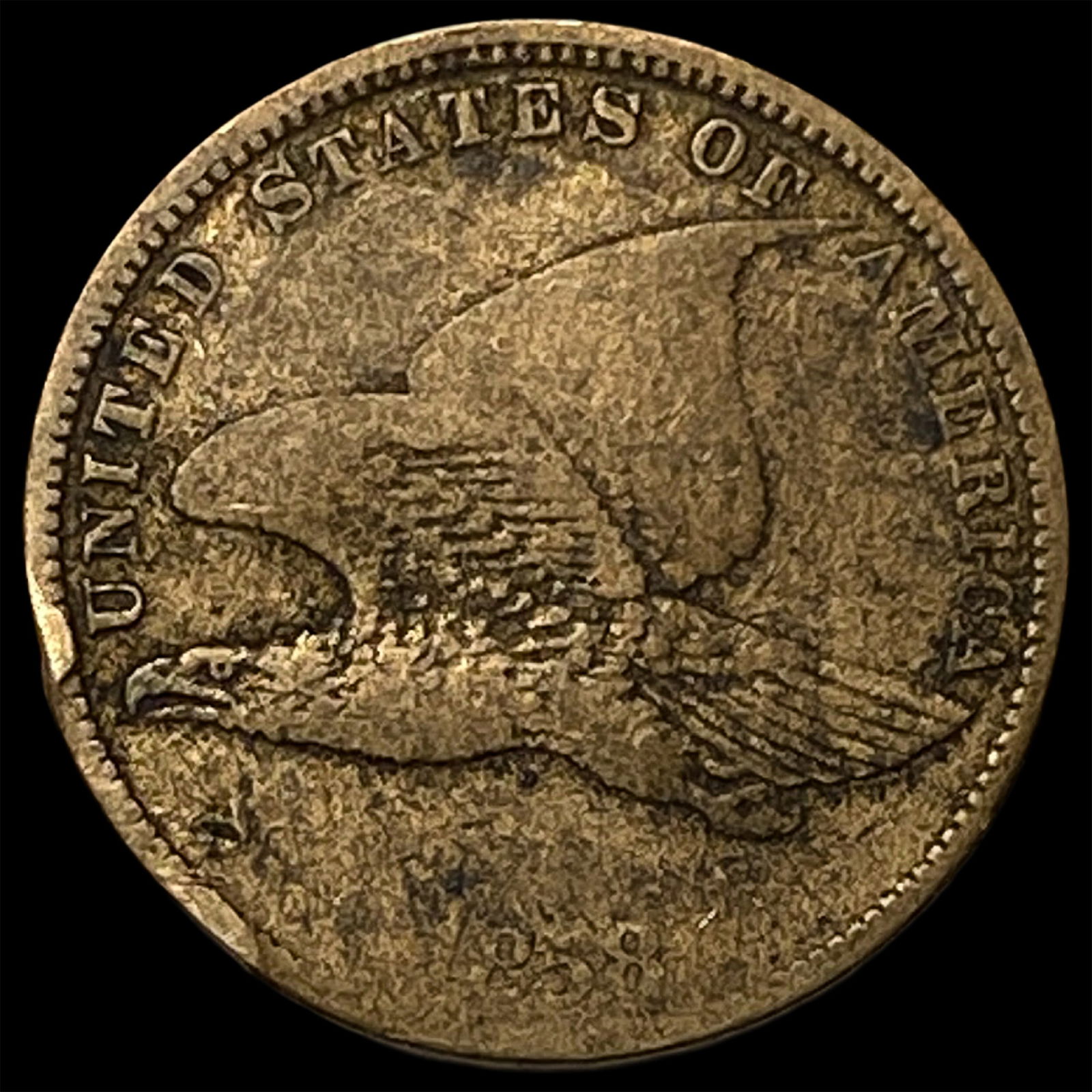 1858 Flying Eagle Cent HIGH GRADE: 1858 Flying Eagle Cent HIGH GRADE